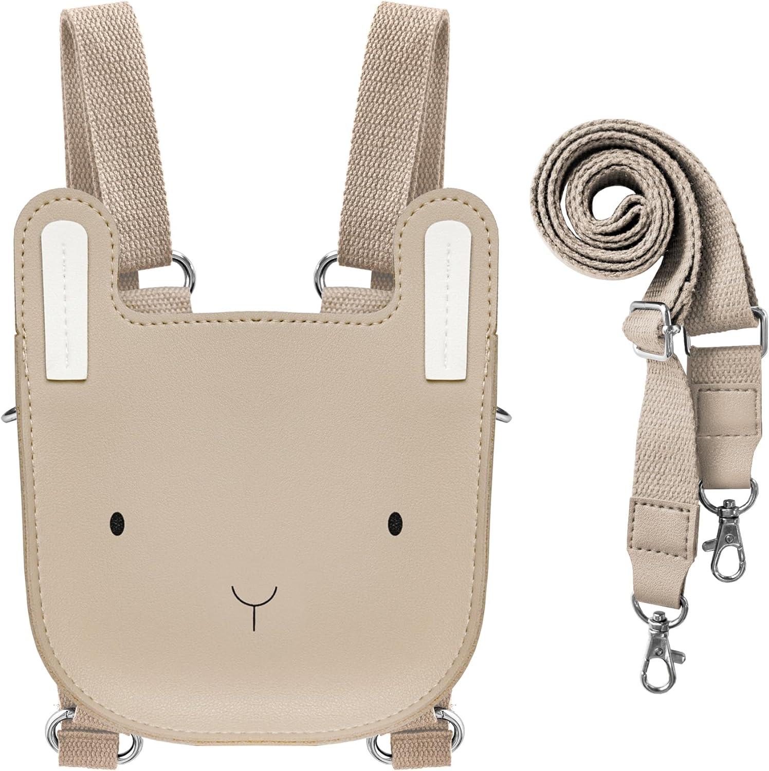 Kids Backpack Children'S Shoulder Bag Girls Mini Backpack Boys Crossbody Bag Teenage Purse Cute Animal Bag 2-In-1 Style Small Size for 3 Years and Up