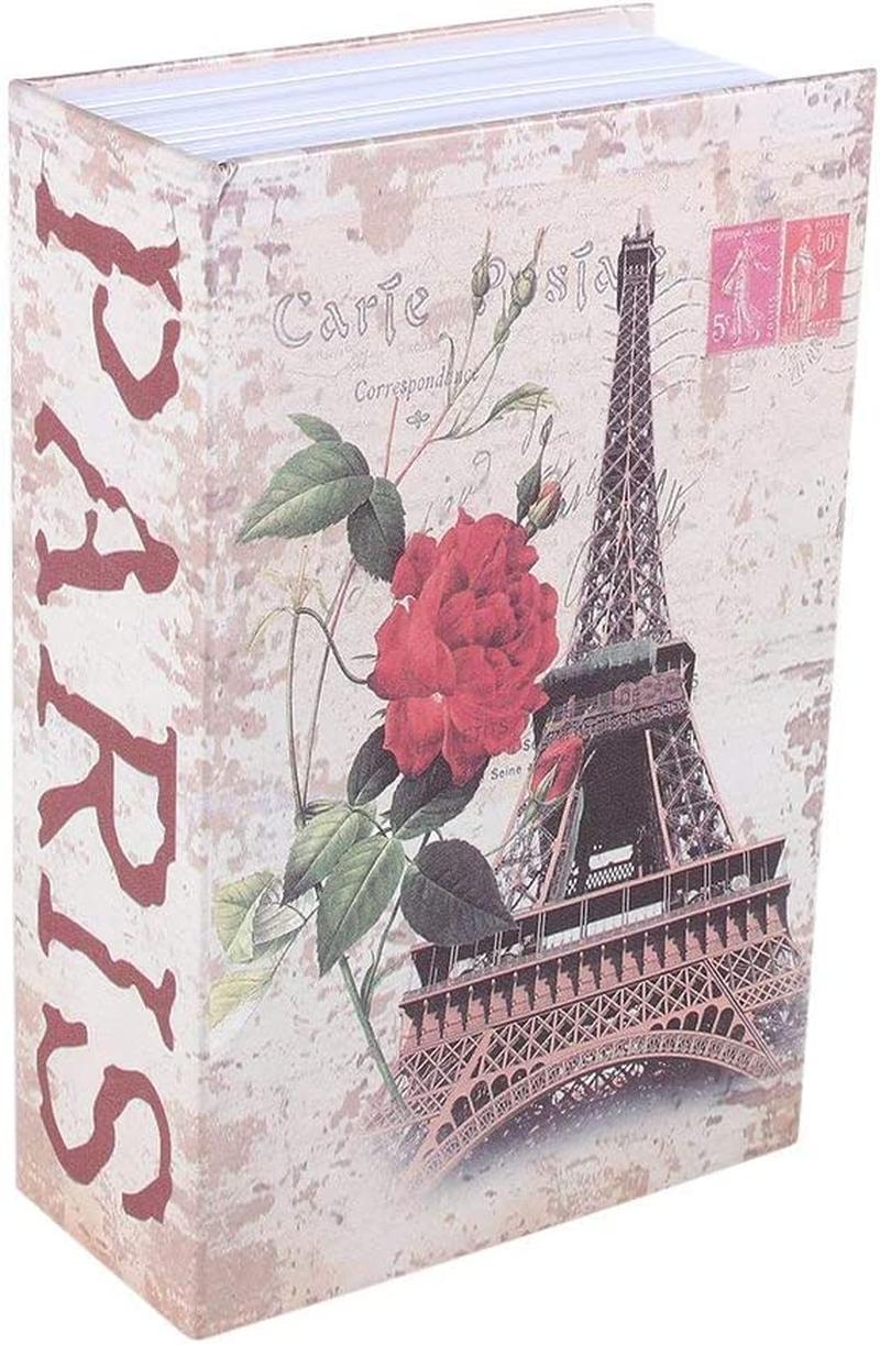 Book Safe Box, Portable Hidden Security Book Storage Case with Key Lock Travel Home Jewelry Passport Money Cash Secret Security Lock Box 18 X 11.5 X 5.5Cm / 7.09 X 4.53 X 2.17Inch image number 6