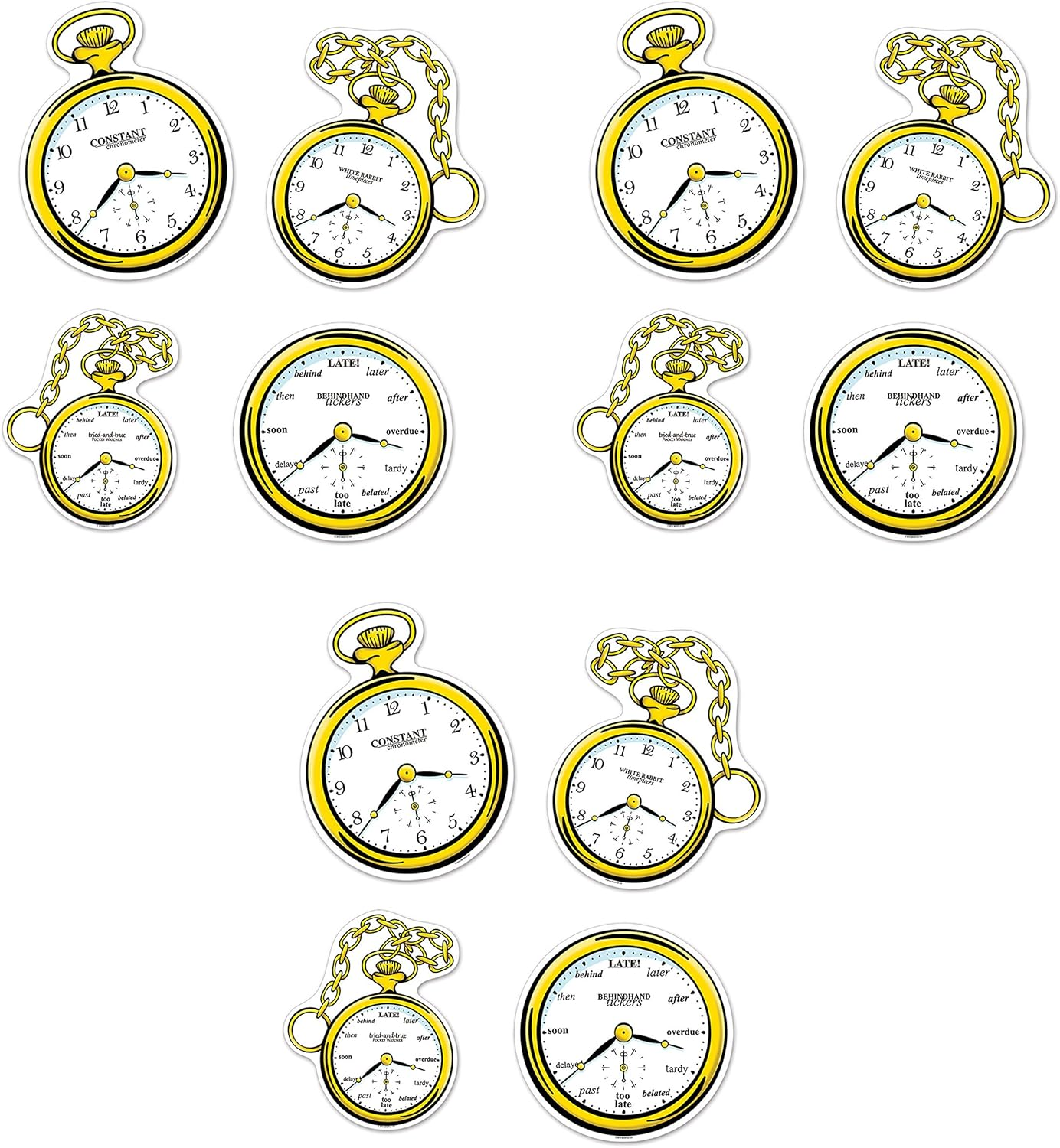 Beistle 60063 6 Piece Pin the Smile on the Cheshire Cat Games, 16" X 18", Multicolor image number 1