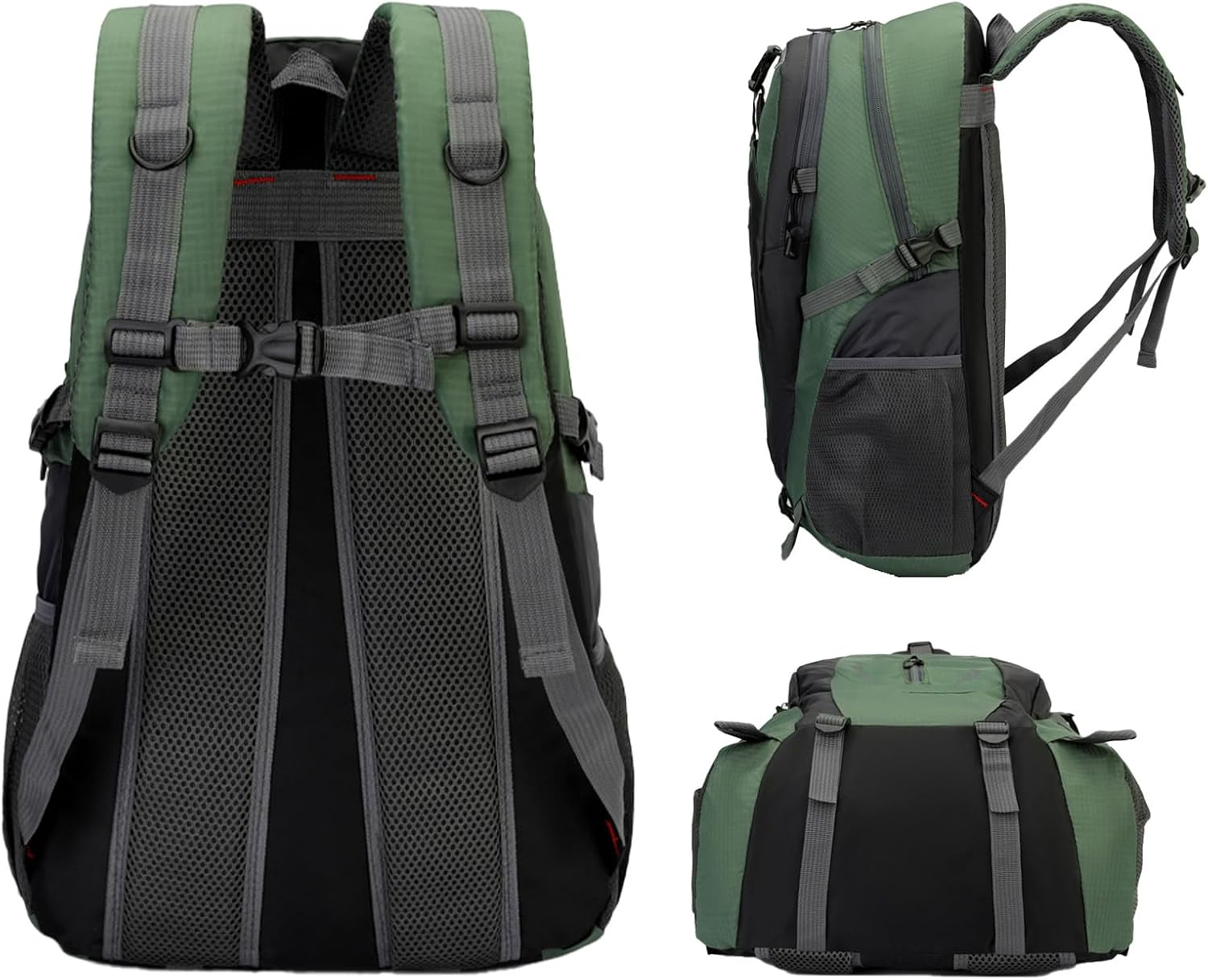 Hiking Backpacking Packs - Hiking Pack Outdoor Backpack,Waterproof Rucksack Large Storage Organizer for Mountaineering Trekking Travel Outdoor Sports Climbing Cycling image number 3