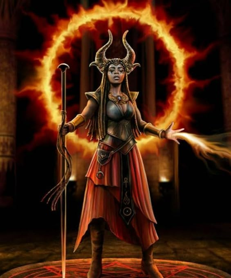 Anne Stokes Quilt Cover Set - Elemental Magic Fire (Single)