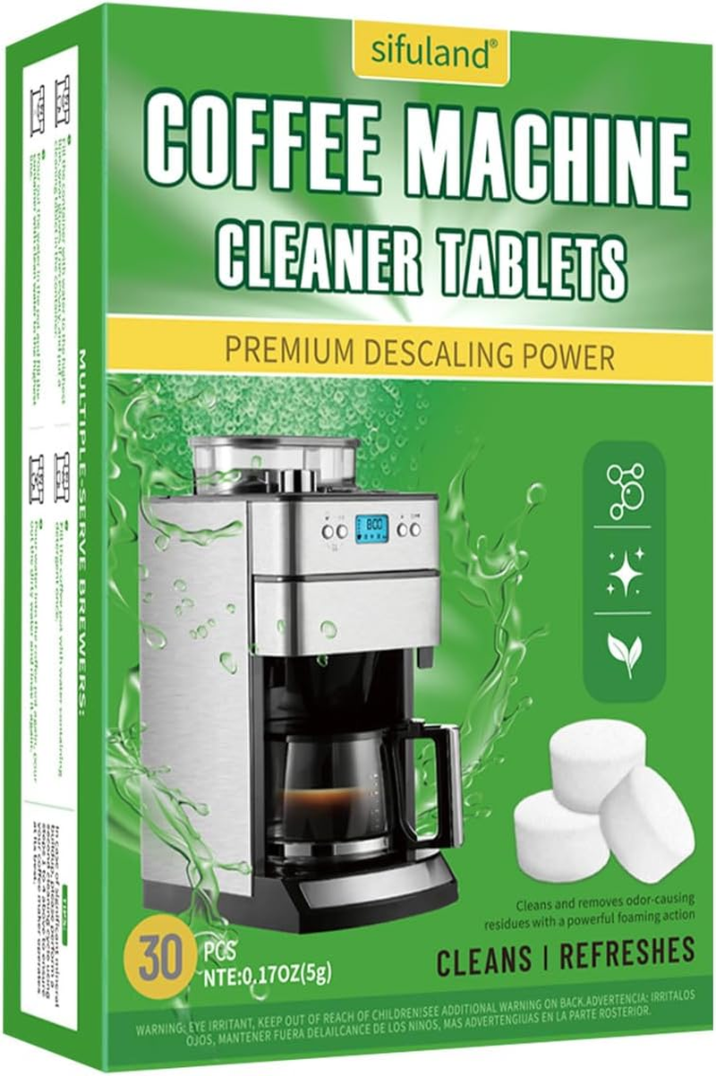 Bamynoir 30Pacs Espresso Cleaning Tablets,Compatible with Breville,Gaggia, Delonghi, Jura, Philips,Nespresso, Keurig - Universal Descaler for Espresso Machines image number 5