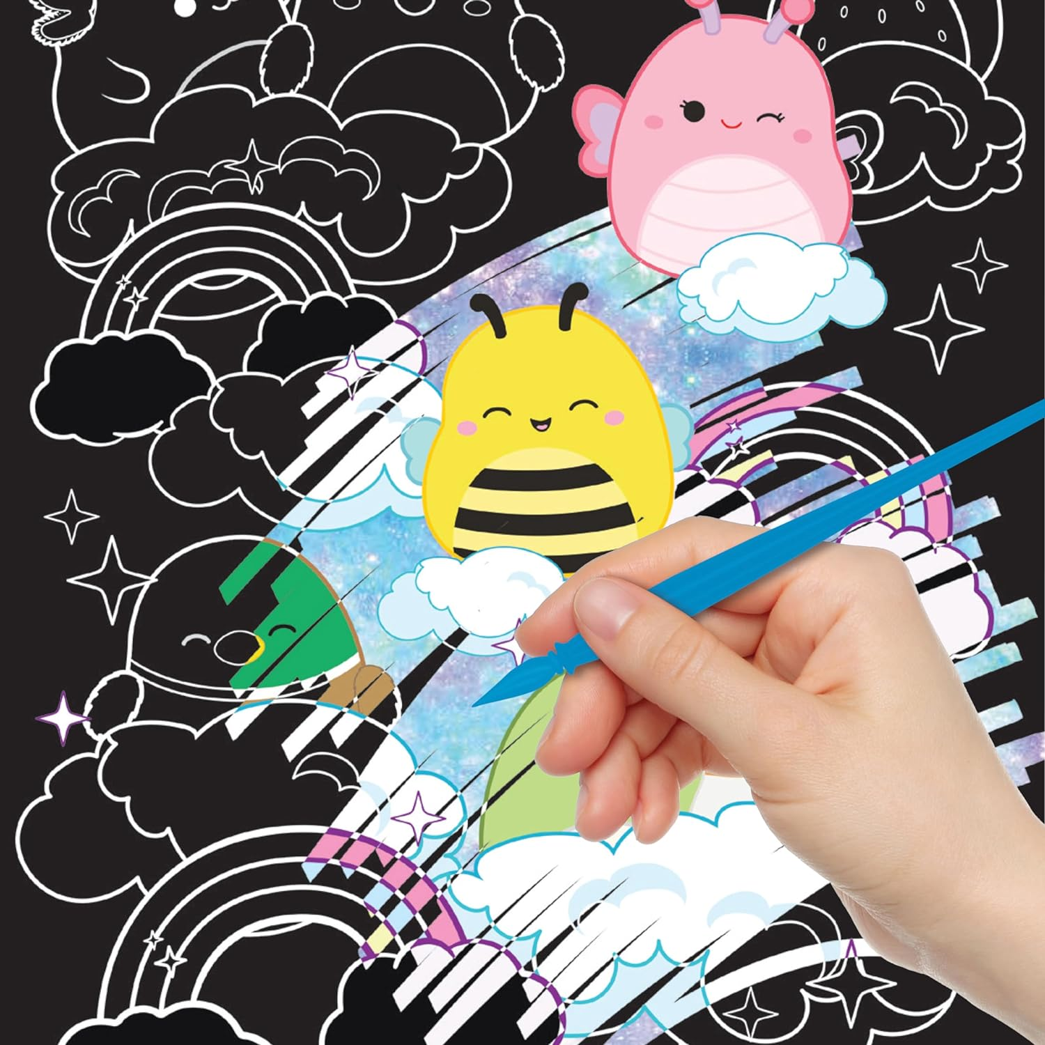 Hinkler Etch Art Creations Squishmallows Crystal Craft Kit Carry Case for Adults image number 3