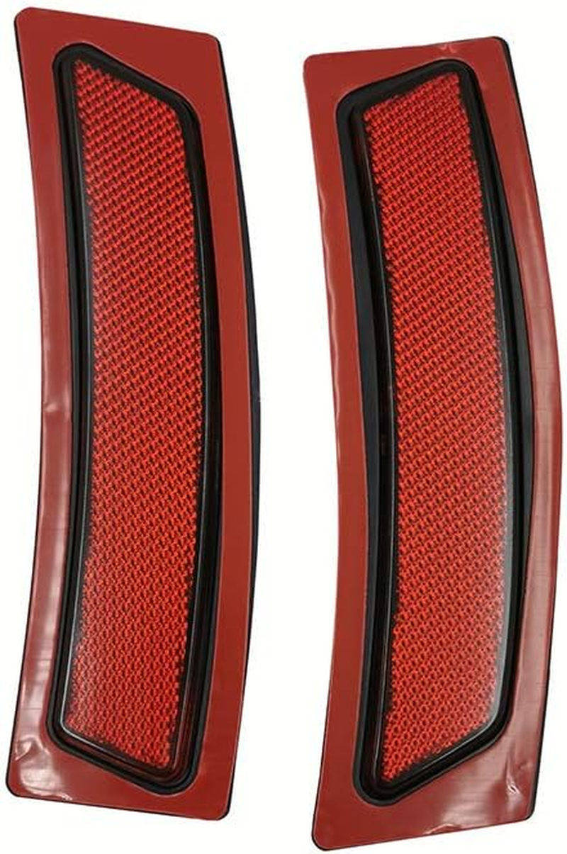 GSRECY Front Bumper Reflector Side Marker Lights for BMW F30 3 Series F32 F33 F36 4-Series (Red Lens) image number 4