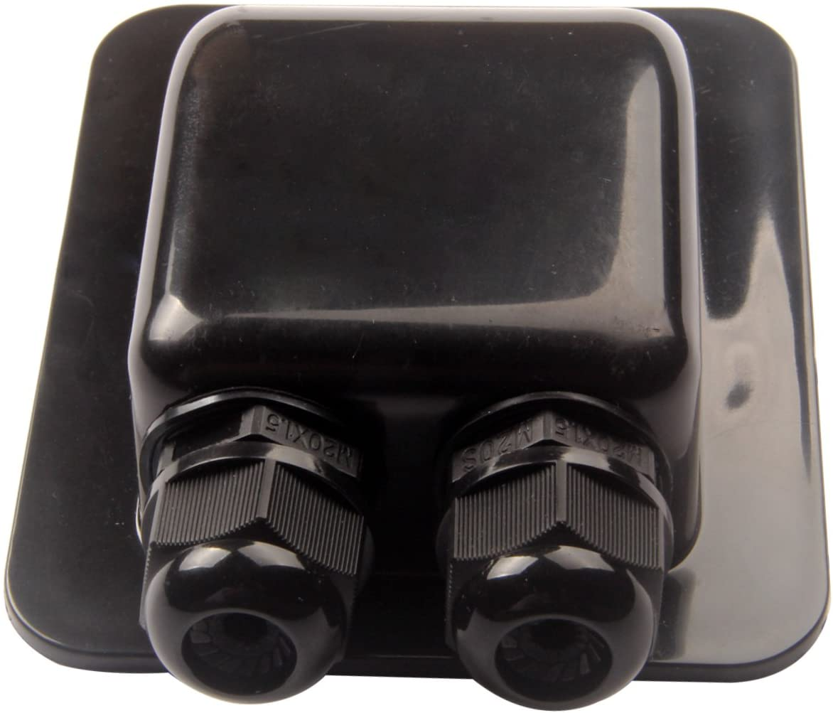 Waterproof ABS Double Cable Entry Gland for Solar Panels,Motorhomes,Caravans,Boats- for All Cable Types 6Mm&sup2; to 12Mm&sup2;