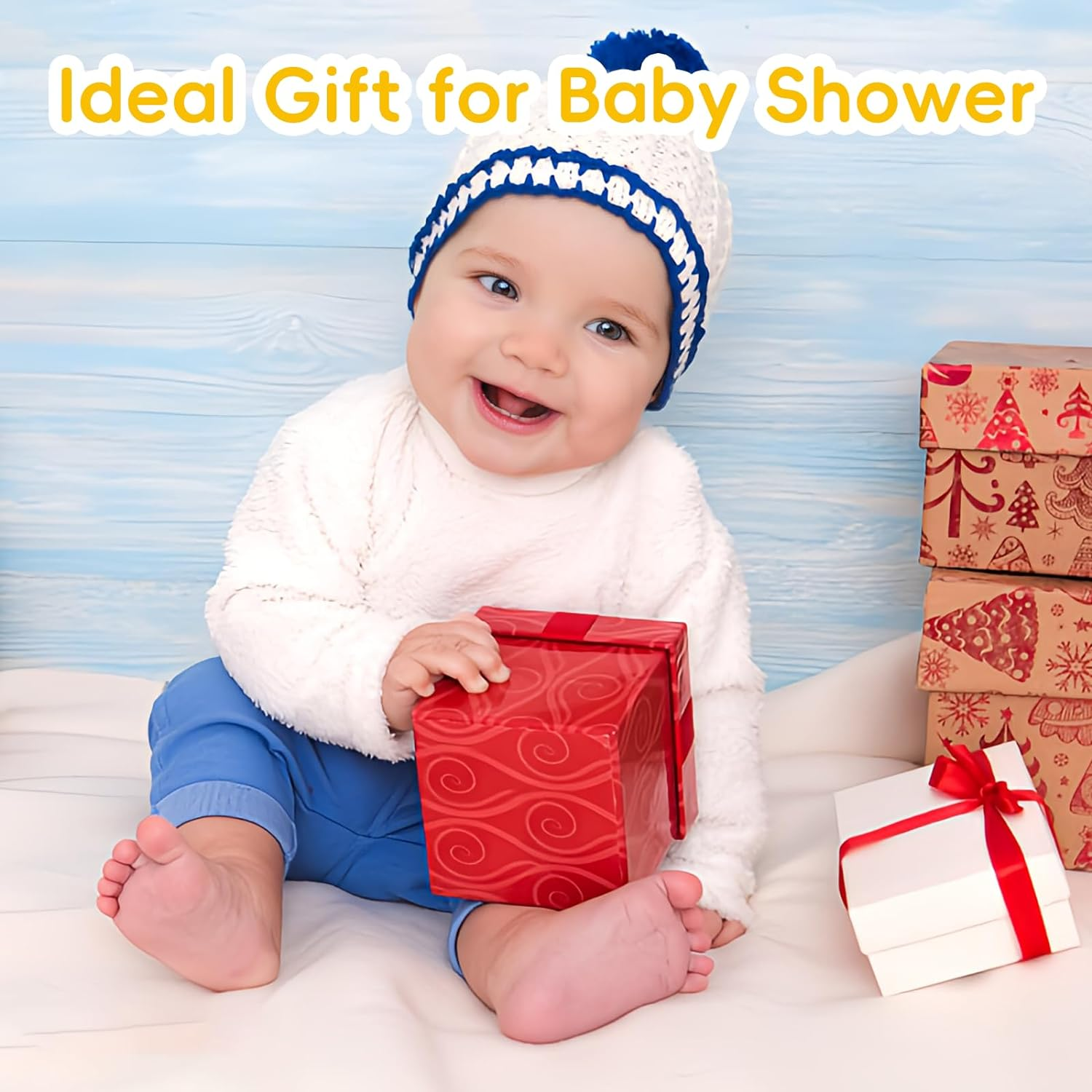 The Safe Baby Nasal Booger and Ear Cleaner - Baby Shower Registry Essential | Easy Baby Nose Cleaner Gadget for Infants and Toddlers | Dual Earwax and Snot Removal - 2 PC image number 1