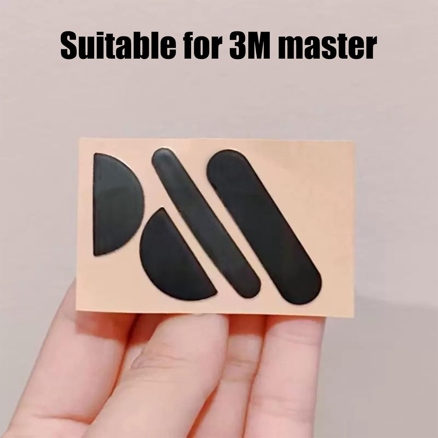 Xolixorium Pack of 2 Rounded Edges Mouse Feet Skates 0.8Mm Precision Glide Pads, Curved Edge Skatse Replacements for Logitech MX Master 3 Smooth Tracking, Black image number 1