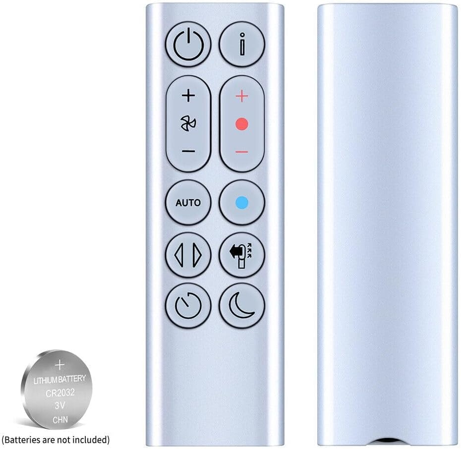 New Replacement Remote Control for Dyson Pure Hot + Cool Purifying Fan HP04 HP05 HP06 HP09, Air Purifier/Heater (Silver) image number 1