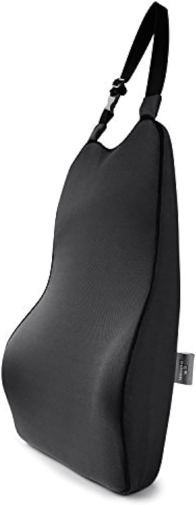 Lumbar Back Support Pillow for Long Driving, Universal Fit Memory Foam Cushion with Anti-Slip Straps, Removable Washable Cover, Perfect for Car Office Truck Seats (20.9") image number 1