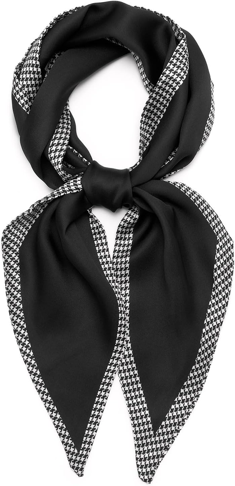 QIUTIMIY Silk like Scarf for Women Neck Scarf Belt Satin Scarf for Hair Tie Fashion Purse Scarf for Handbag Accessories Charm