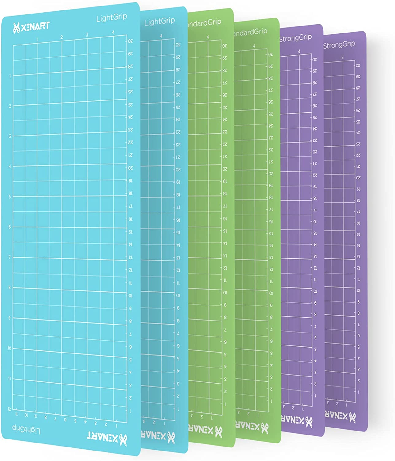 Mini Cutting Mat for Cricut Joy 4.5X12 Inch Standardgrip Joy Mat(2 Pcs), 4.5X12 Inch Cutting Mat(Lightgrip 2 Pcs,Stronggrip 2 Pcs) Adhesive Non-Slip Cutting Mats for Cricut Joy Accessories image number 1