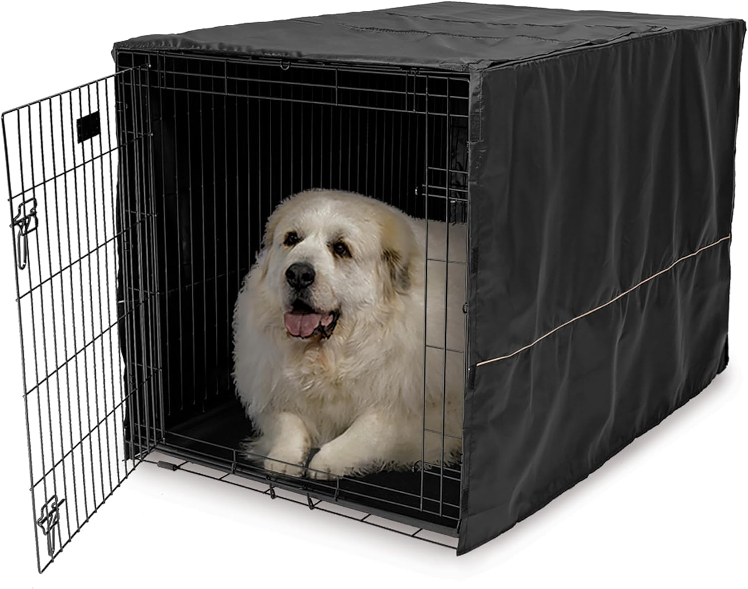Midwest Homes for Pets Dog Crate Cover, Gray Geometric Pattern, 30-Inch