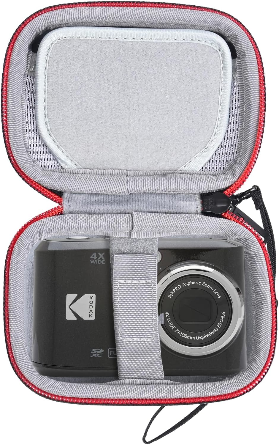RLSOCO Case for Kodak PIXPRO FZ55/FZ45/FZ53/FZ43/FZ41 Digital Camera, Travel Carrying Case, Drop Protection and Water Resistant (Case Only)