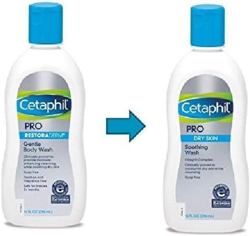 Cetaphil Restoraderm, Skin Restoring Body Wash, Formulated for Eczema, 10 Ounce (Pack of 2) image number 2