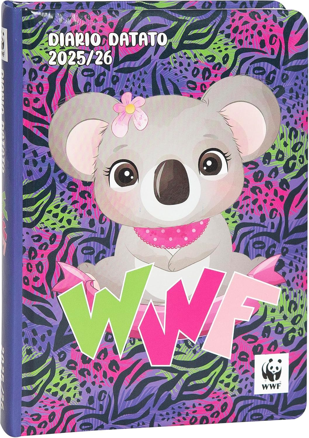 WWF Academic Diary 2025-2026 Official WWF Diary 12 Months Ideal for Elementary or Middle School with Hard Cover with Leopard Photo and 352 Coloured Pages 5.1 X 7 Inches image number 3