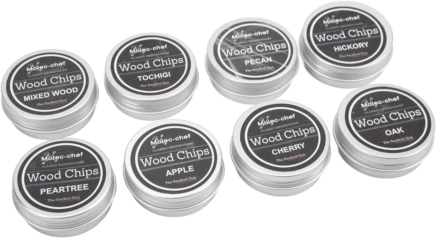 Dpofirs 8PCS Smoking Wood Chips, Cocktail Smoker Kit Smoky Fruit for Beef Pork Chicken Fish and Whisky image number 2