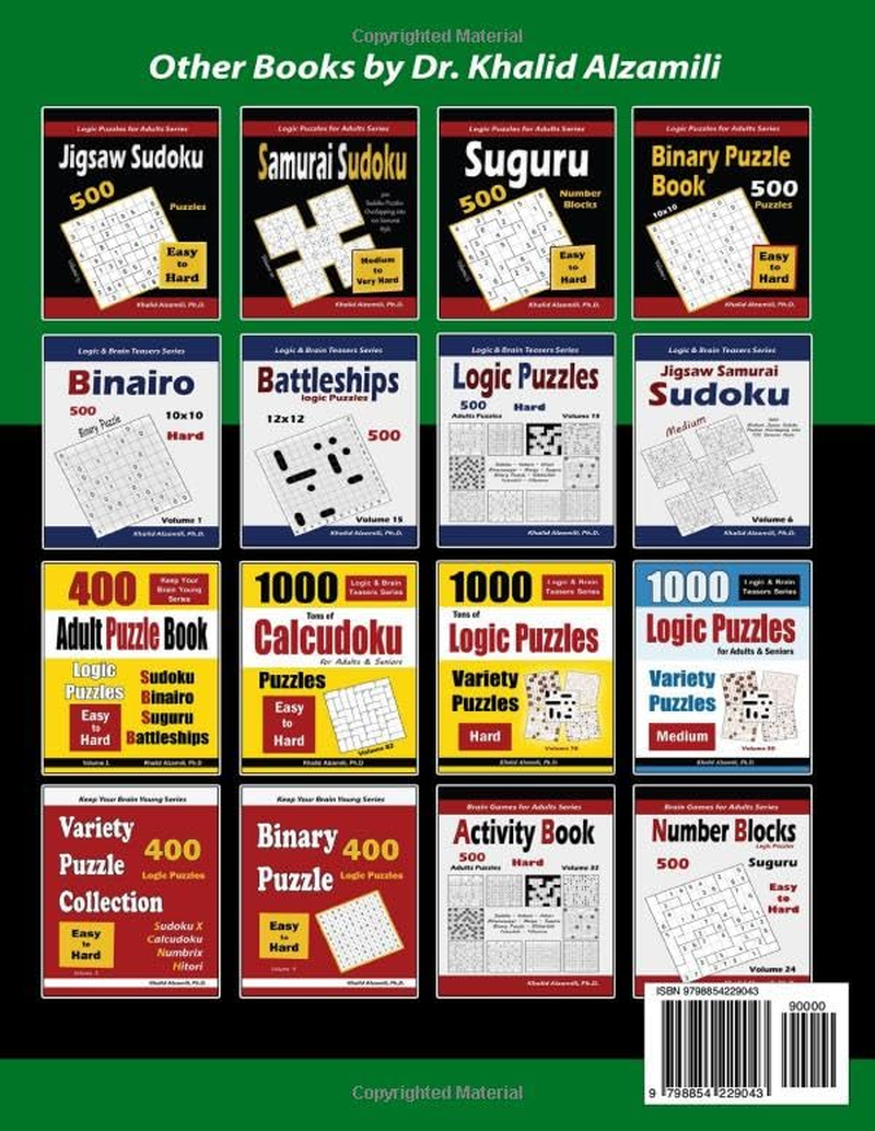 2024 Calcudoku: 366 Medium (6X6) Puzzles for Every Day of the Year image number 1