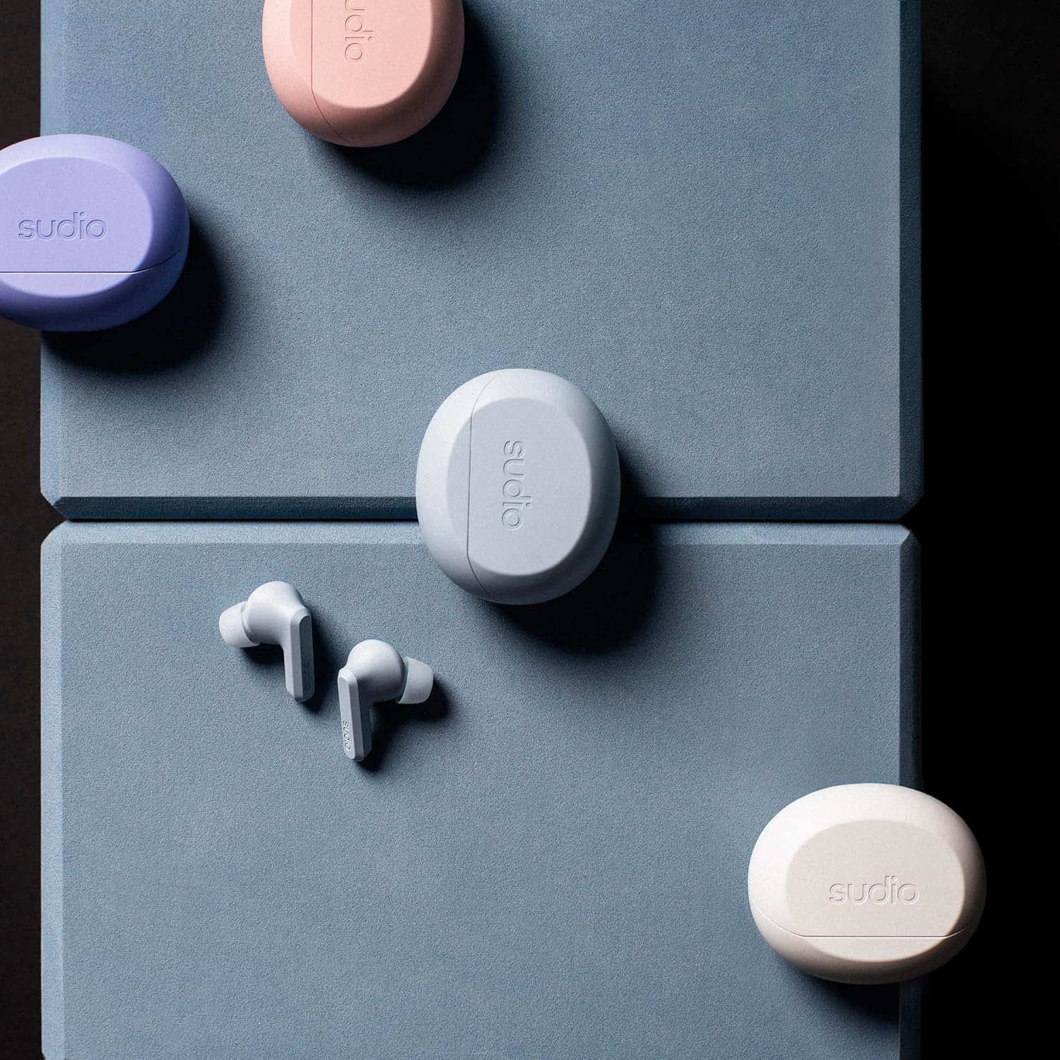 Sudio A3Pro Steel Blue - the All-Day Noise Cancelling Earbuds Balanced Listening Experience, Microphones, Multi-Point Bluetooth Connection, Bluetooth 5.4, IPX4 image number 4