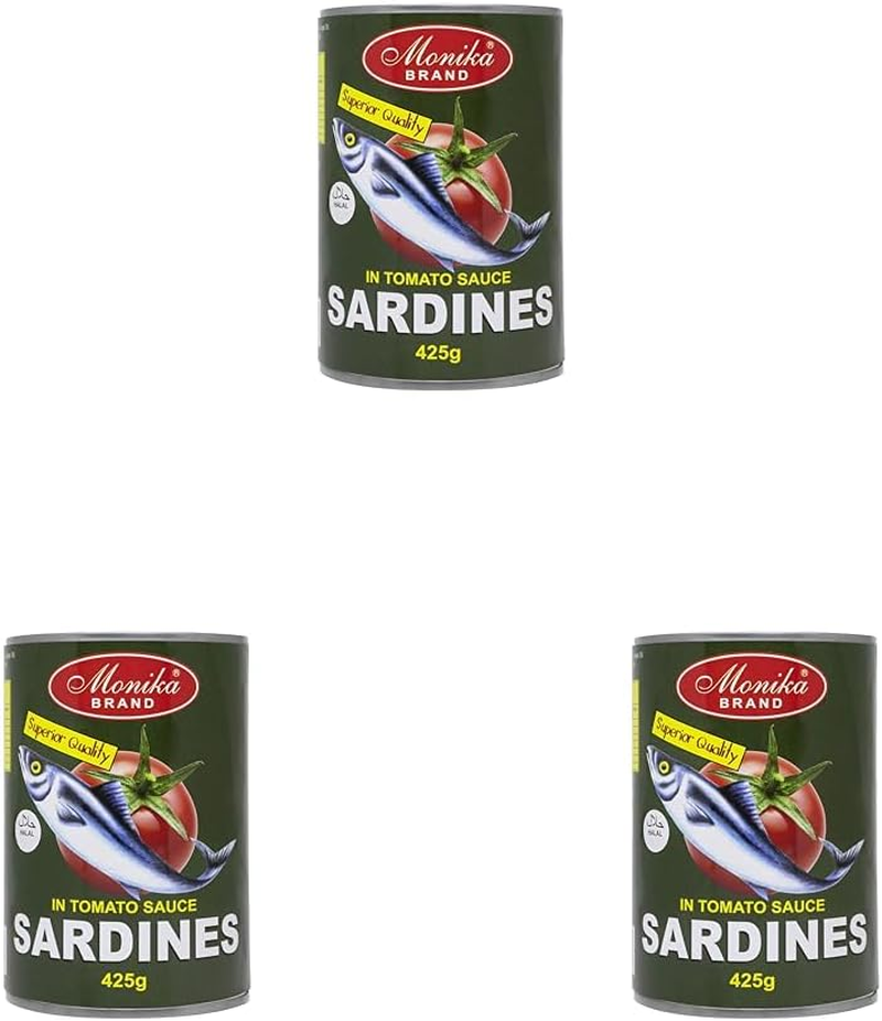 Monika Sardine Fish in Tomato Sauce, 425 G image number 1