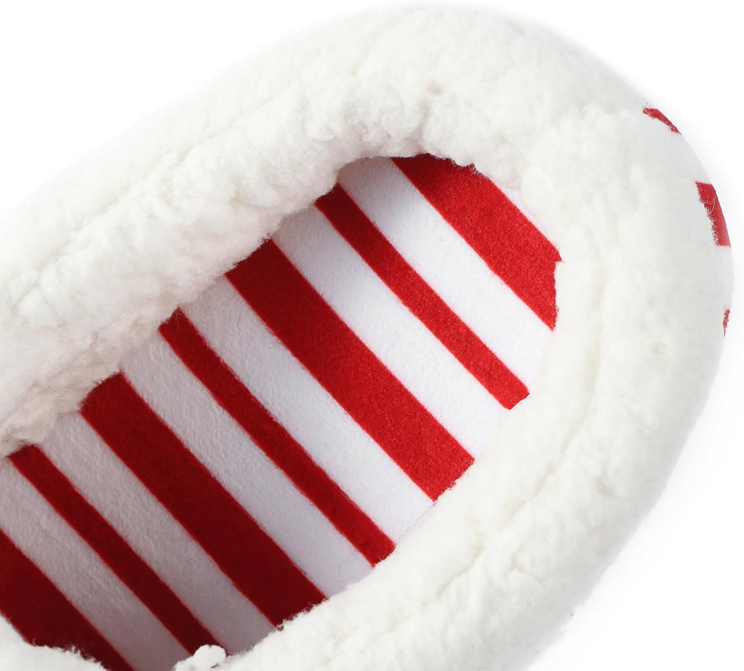 Christmas Slippers for Women Men Elf Shoes Furry Home Nonslip Slippers Comfy Bedroom Christmas Slippers Indoor Outdoor Shoes image number 6