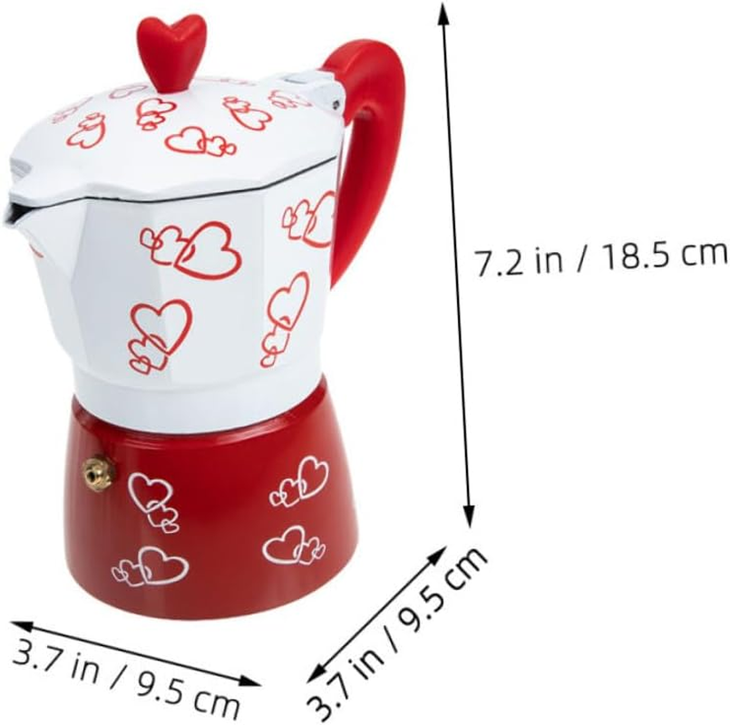 Angoily Aluminum Alloy Italian Mocha Pot Coffee Maker Capacity Lightweight Boiling Pot for Home Kitchen Tea House Coffee Shop image number 5