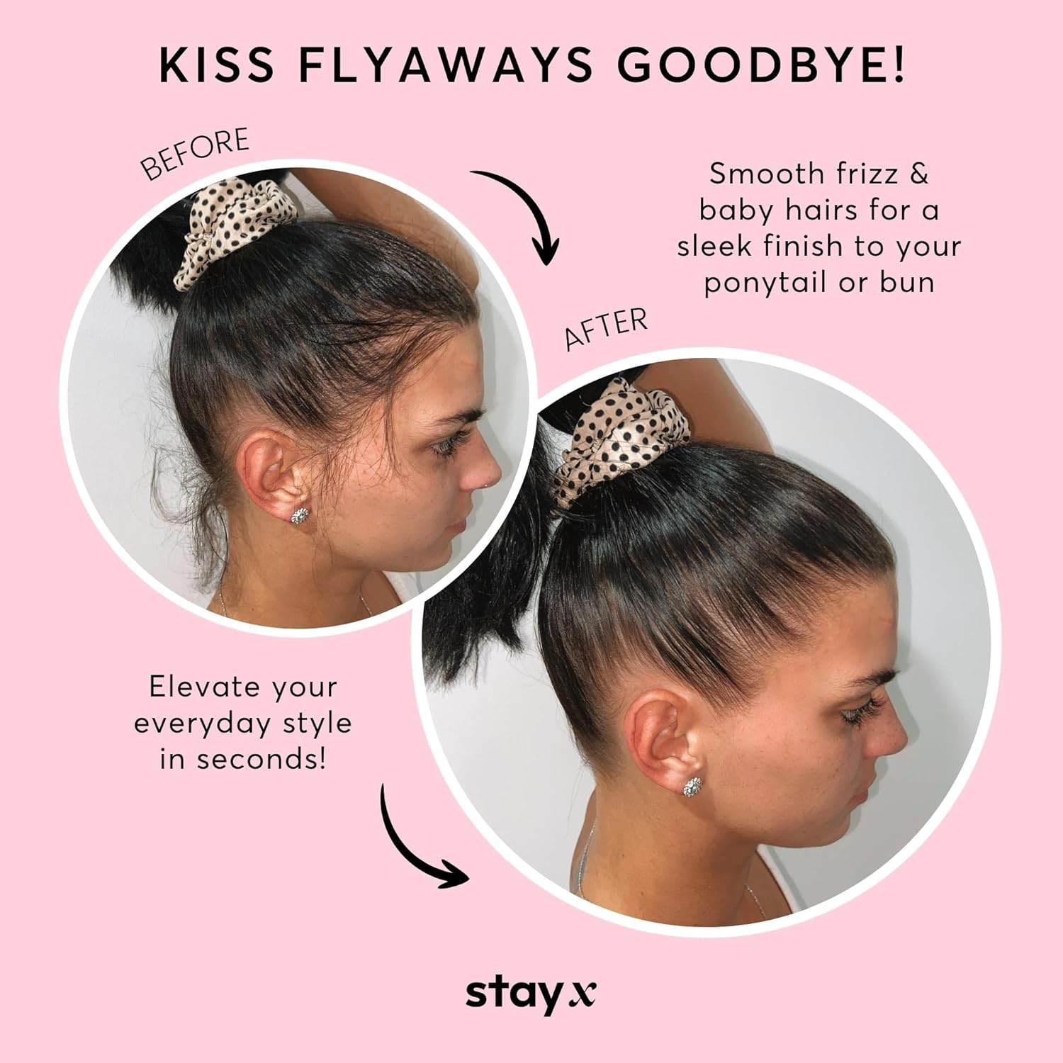 Stayx Hair Perfecting Wand - Organic Beauty Award Winner 2021, 15 Ml (Pack of 1)