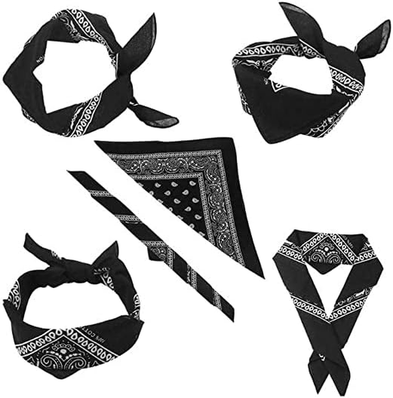 12Pcs Bandanas with Original Paisley Pattern Colour of Choice Headwear/Hair image number 1