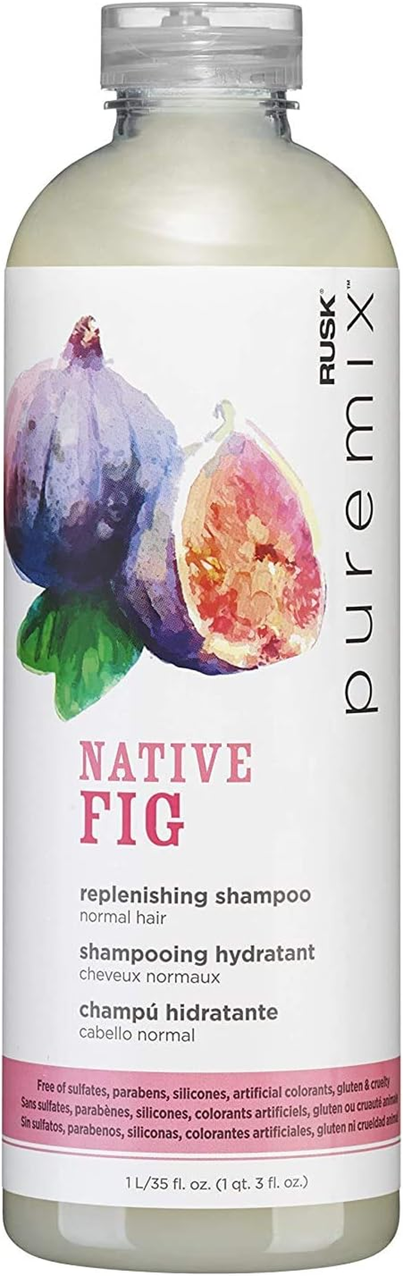 Rusk Puremix Native Fig Replenishing Shampoo for Unisex 35 Oz Shampoo image number 2