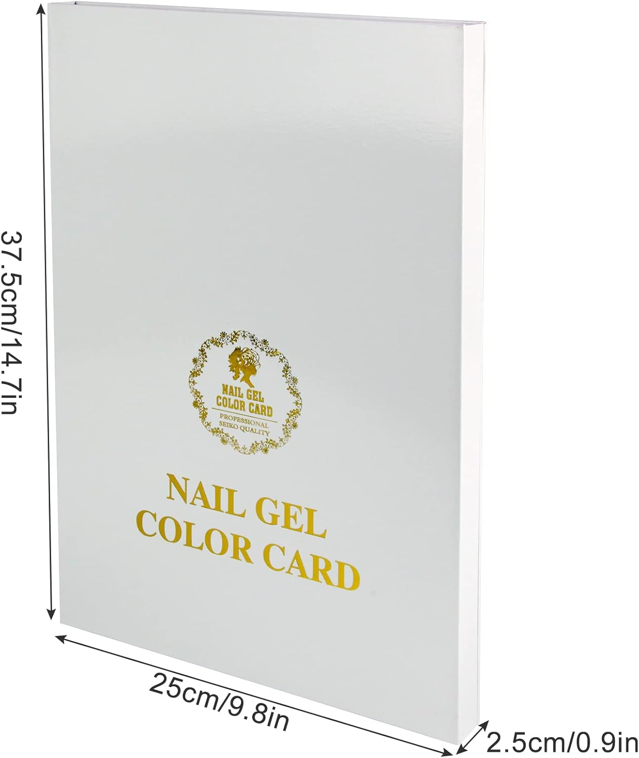 308 Nail Color Chart Display, UV Gel Polish Book Nail Painting Practice Design Board, Fake Tips Nails Sample Display Nail Art for Nail Salons, DIY Nail Art at Home image number 3