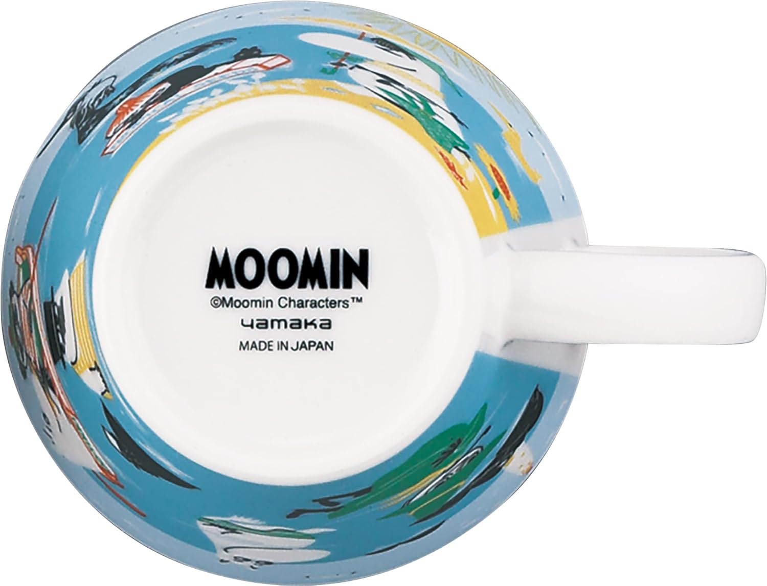 Moomin MM9602-11 Four Seasons Series Mug (Summer) Diameter 3.7 Inches (9.5 Cm), Height 3.3 Inches (8.5 Cm), 11.2 Fl Oz (340 Ml), Present, Made in Japan image number 2