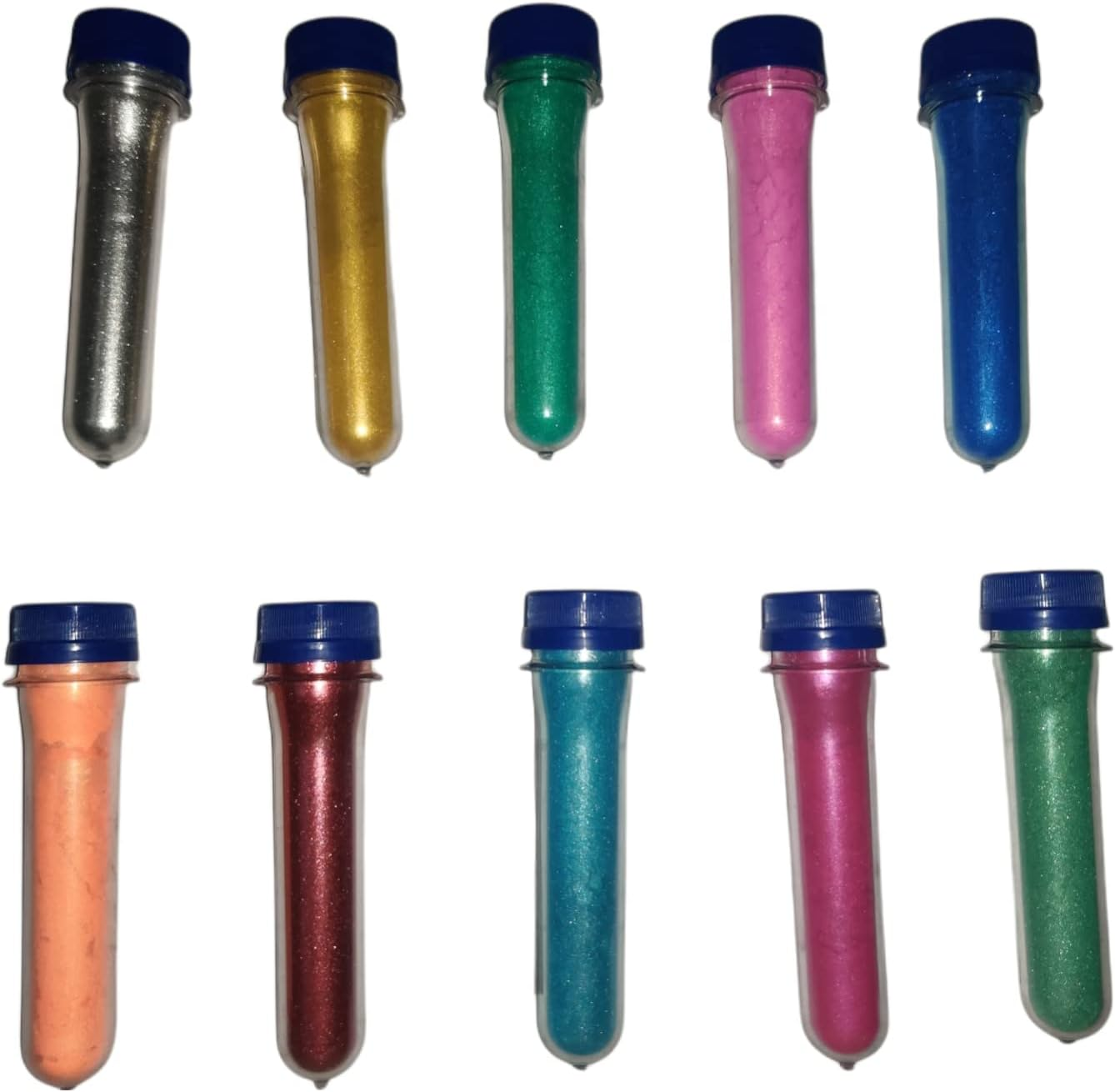 KEDIA Mica Combo of 10 Colors Pearl Powder Pigment | Each Pack of 10 Grams | for Making Cosmetic |Make up | Candle Making | Soap Making, Nail Art | Resin Jewelry; Epoxy, Resin, Plastidip (10 Colors) image number 3