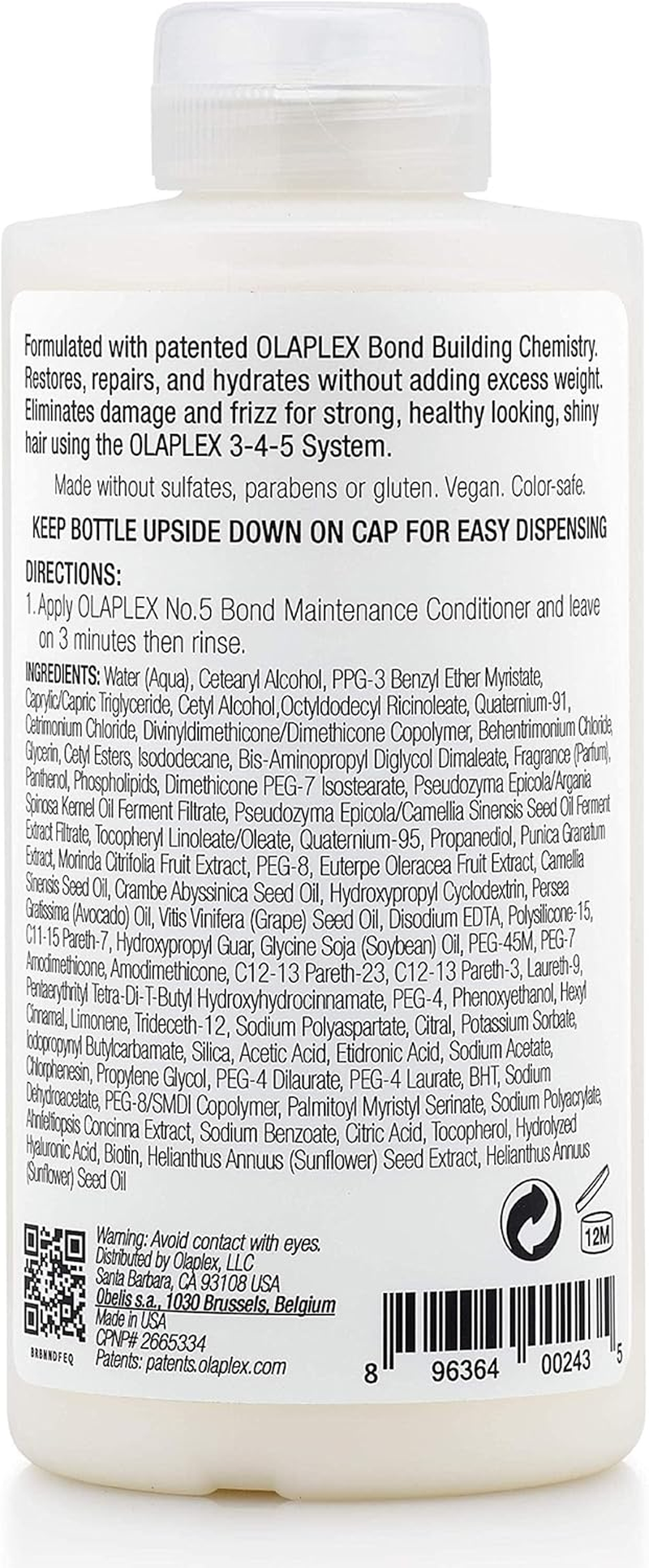 Olaplex Pack: No.3 + No.4 + No.5 - Bond Maintenance System Kit - 600Ml (1X 100Ml + 2X 250Ml) image number 2