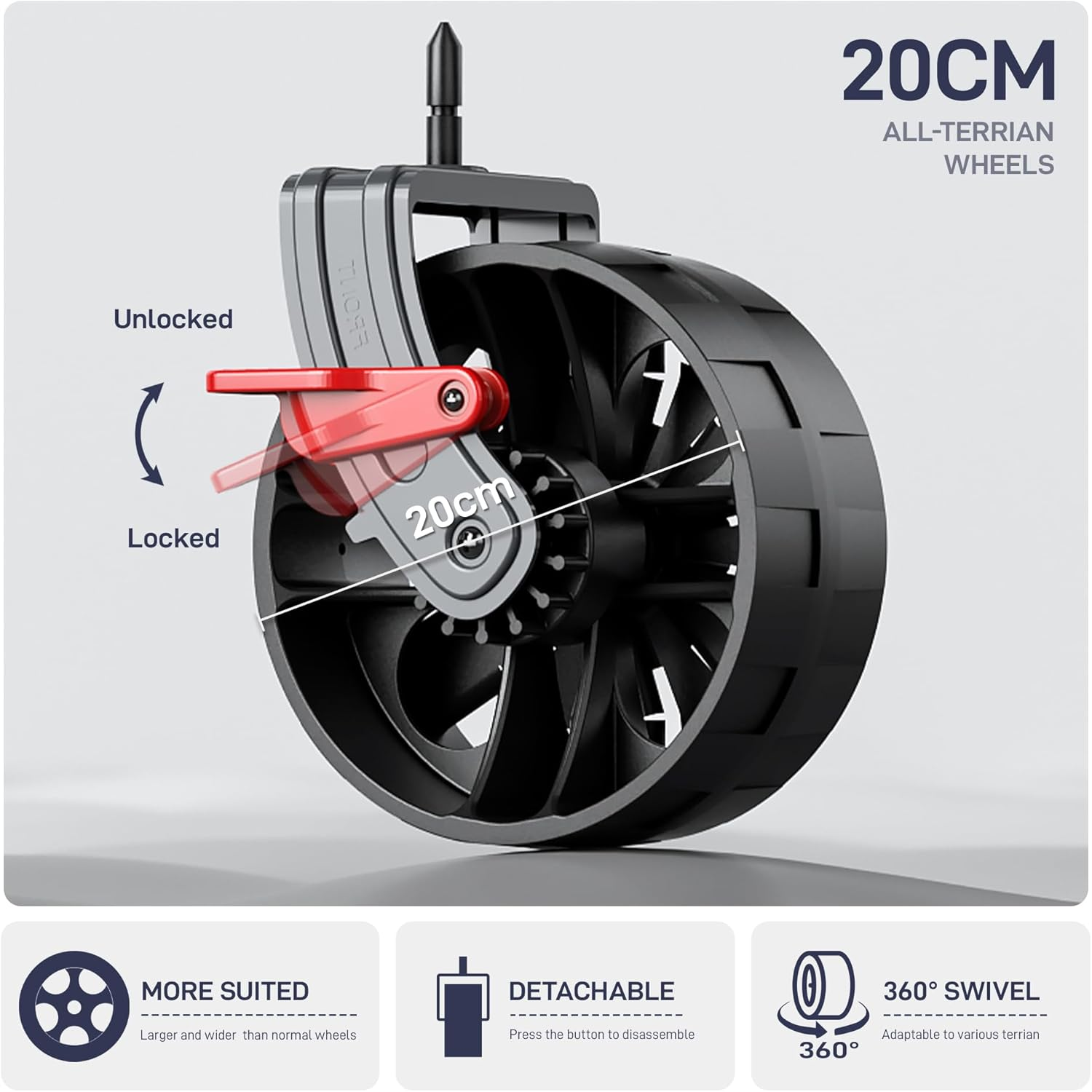 EVER ADVANCED Folding Wagon with Canopy Blue image number 6