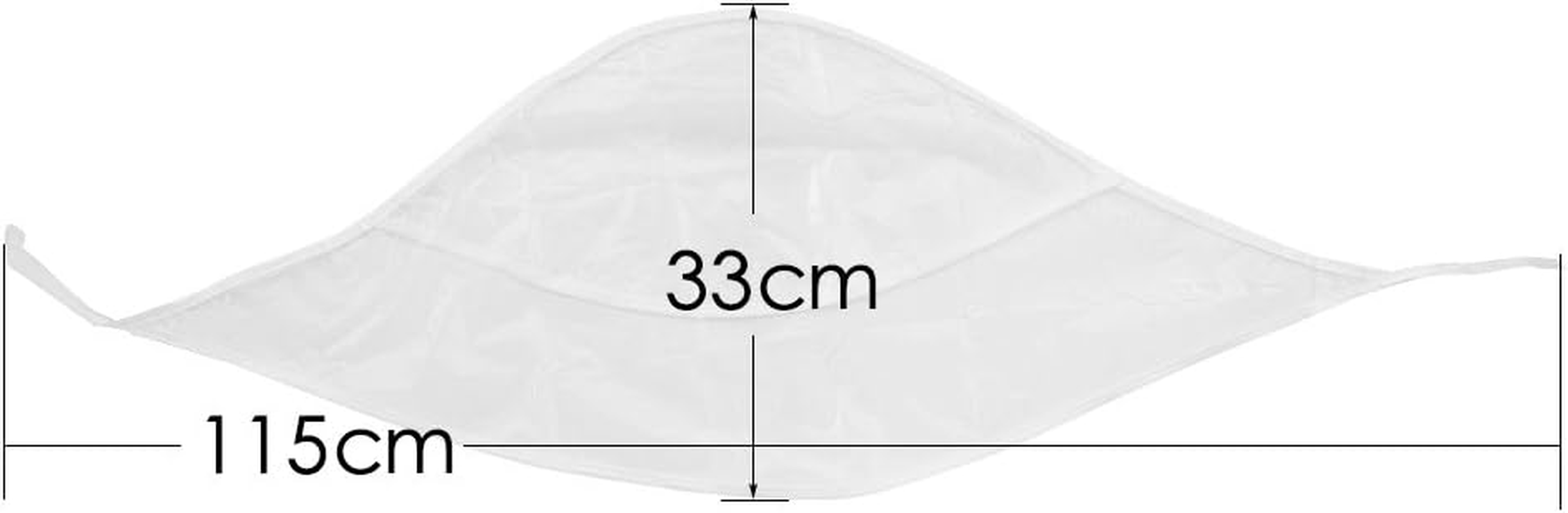 Selftek 2 Pcs Rain Hat Plastic Bonnet Protect Hairstyle for Women and Lady Clear White