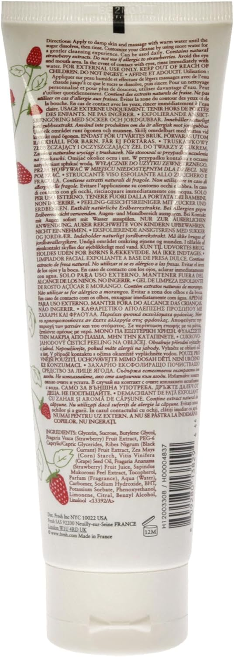 Fresh Sugar Strawberry Exfoliating Face Wash 125Ml/4.2Oz image number 3