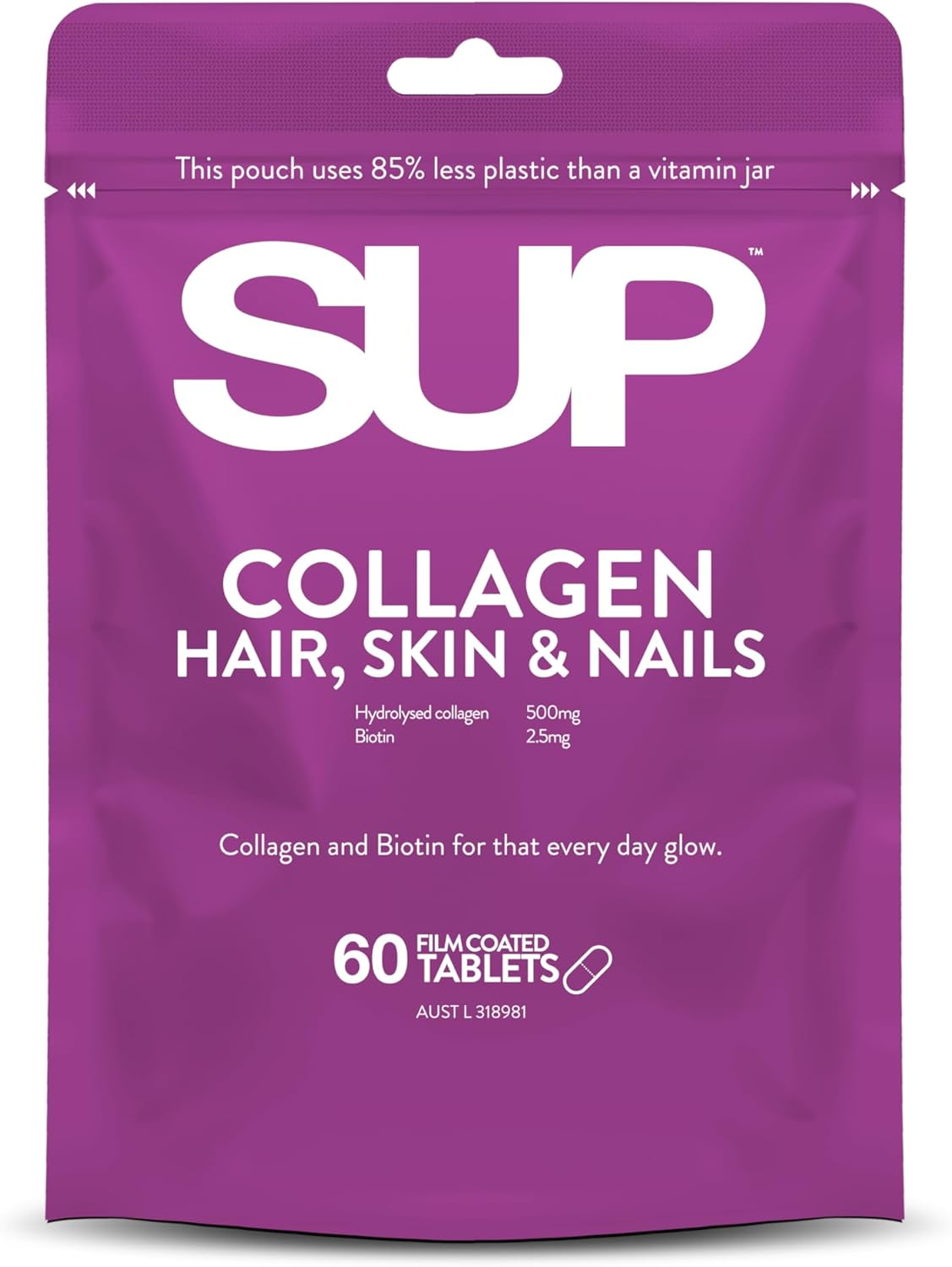 SUP Hair Skin and Nails Collagen 60 Tablets