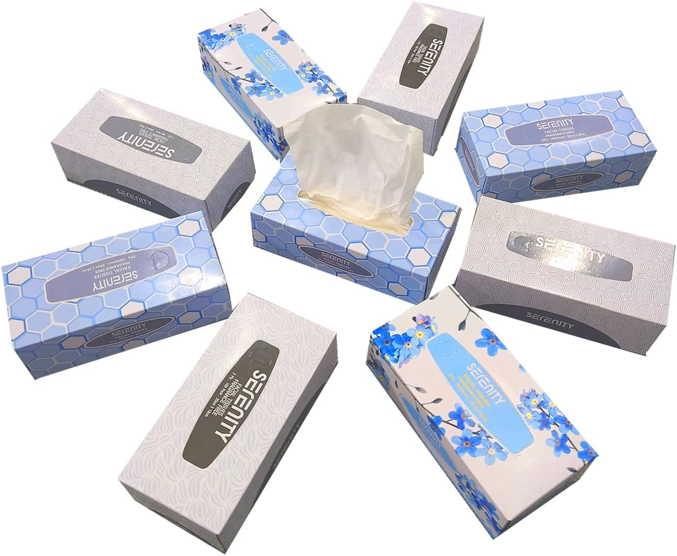 Serenity Tissues Deluxe Pack - 36 Boxes of 160 Ultra-Soft Tissues for Ultimate Comfort and Convenience image number 4