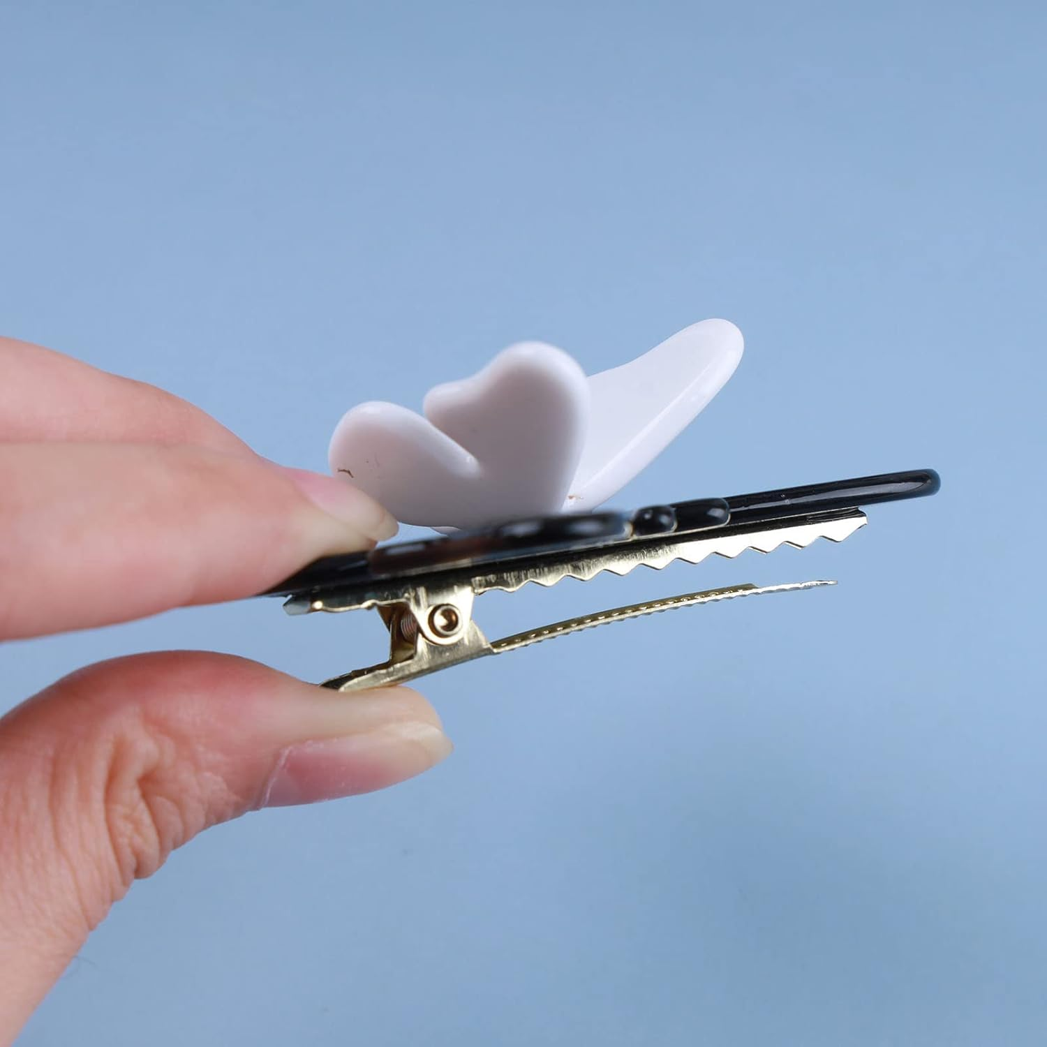 Yheakne Vintage Black Butterfly Hair Clip 3D Butterfly Hair Clip Clip Black Side Clip Barrette Elegant Headpiece Decorative Hair Accessories for Women and Girls image number 1