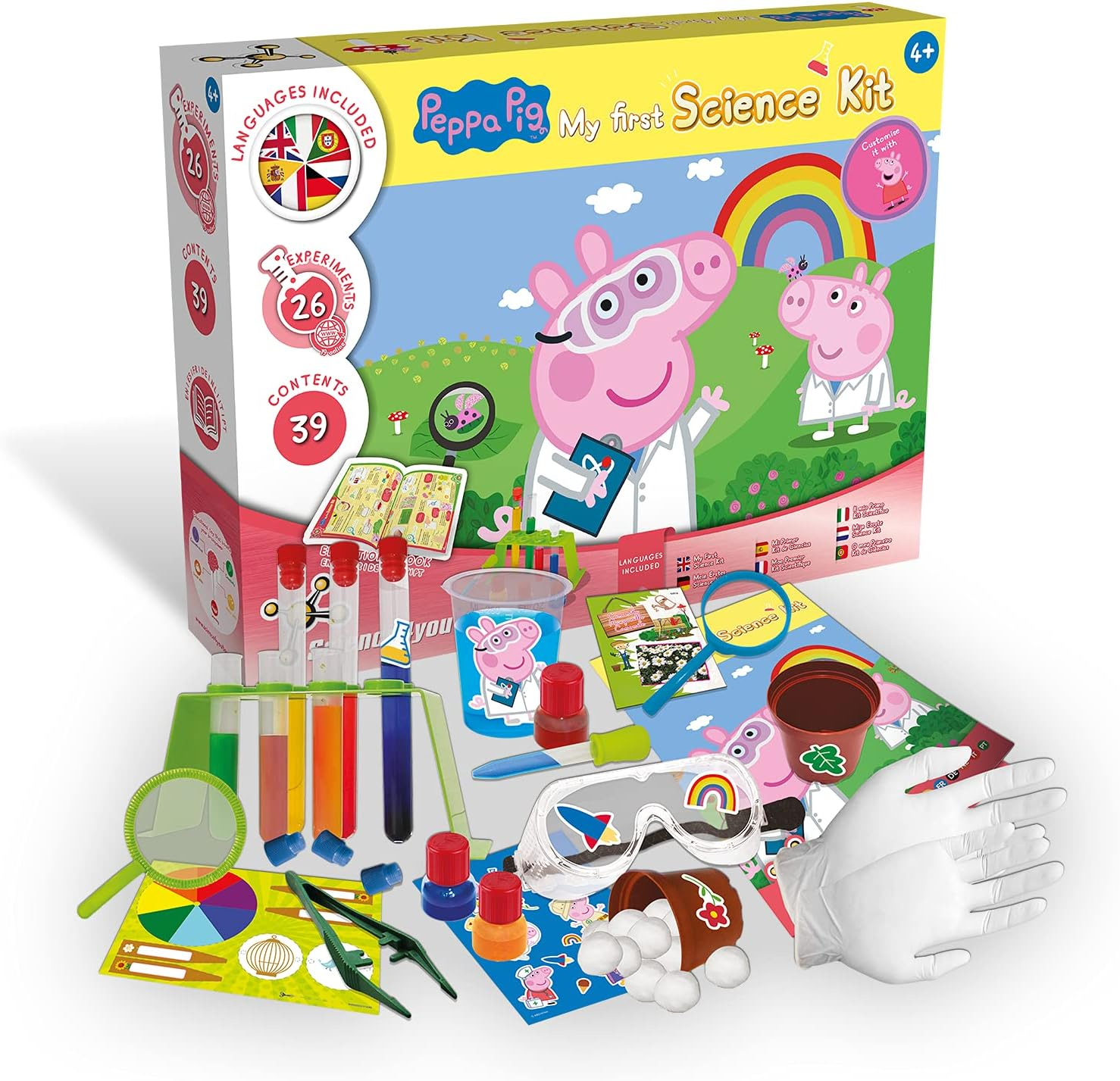 Science4You - Peppa Pig'S Science Kit for Kids Age 4+ - 26 Experiments: Giant Bubbles and Seed Growing Kits, STEM Toys, Learning Games for Boys and Girls 4-7 Years Old image number 5