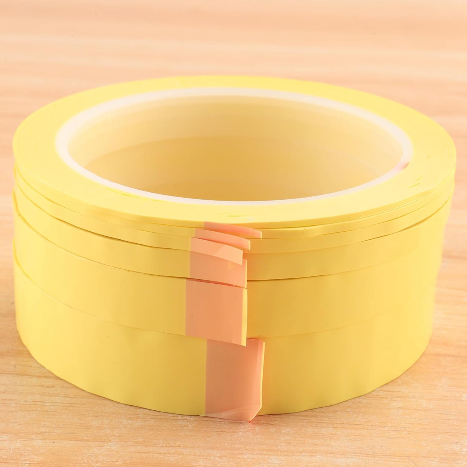 Tuperoymse 6 Rolls Fine Line Tape 1/16,7/10,1/8,1/4,1/2,3/4 Inch X 55Yard, Fineline Masking Tape, Painters Automotive Masking Tape image number 1