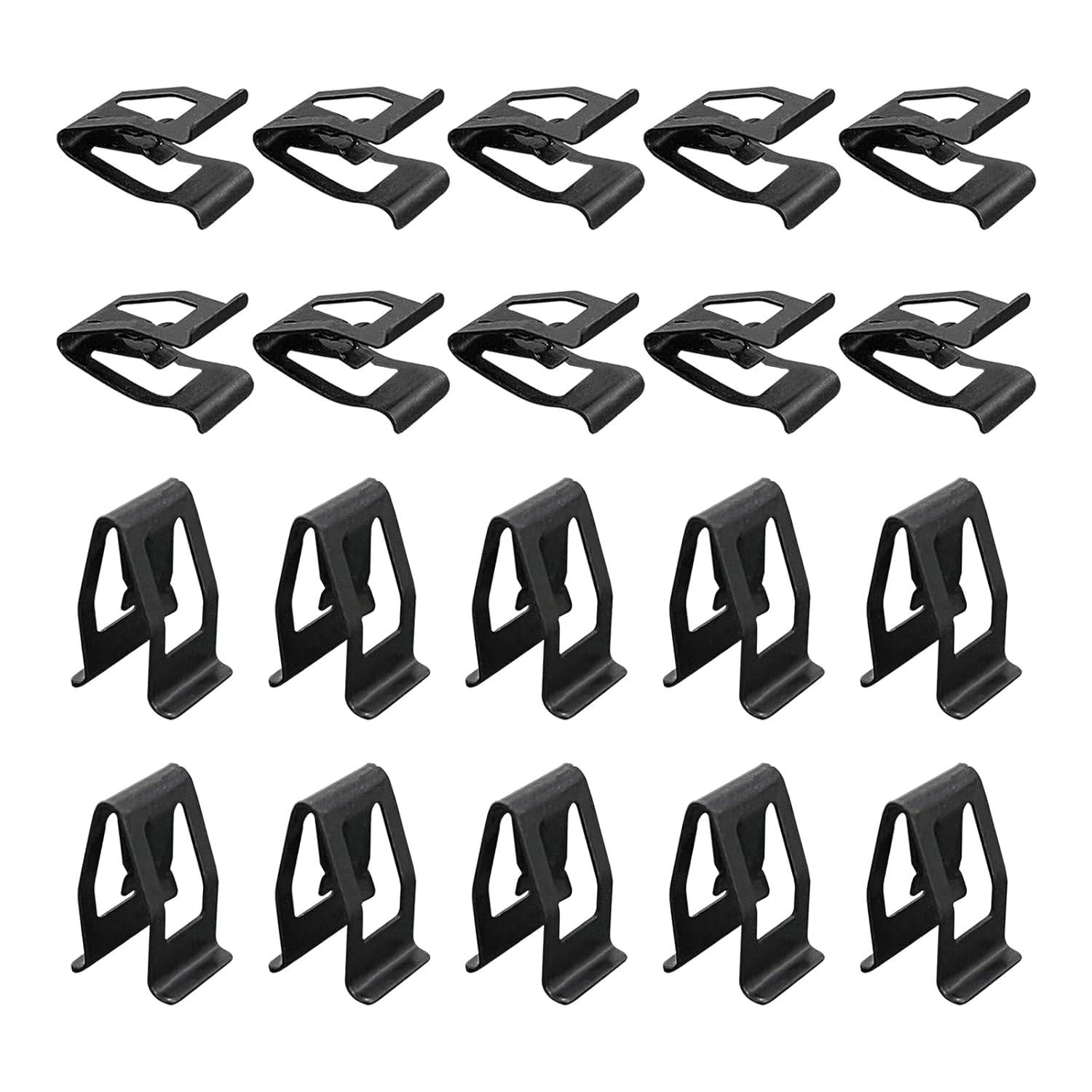 Augeny 20 PCS Dashboard Trim Clips, Metal Car Front Console Dash Retainer, Universal Automotive Dashboard Trim Clip, Vehicle Interior Clip Fasteners Replacement for Most Cars