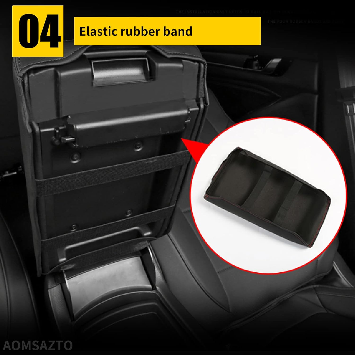 AOMSAZTO Center Console Armrest Cover for 2011-2021 Grand Cherokee Jeep (NOT for 2022 image number 5