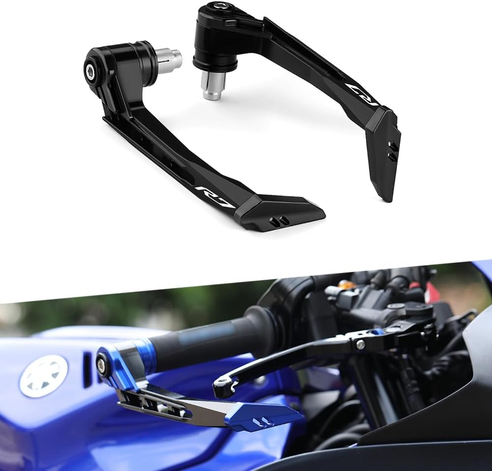 Modeer Handguards for YZF-R7 Motorcycle Handlebar Grips Guard Brake Clutch Levers Protector Accessories (Blue)