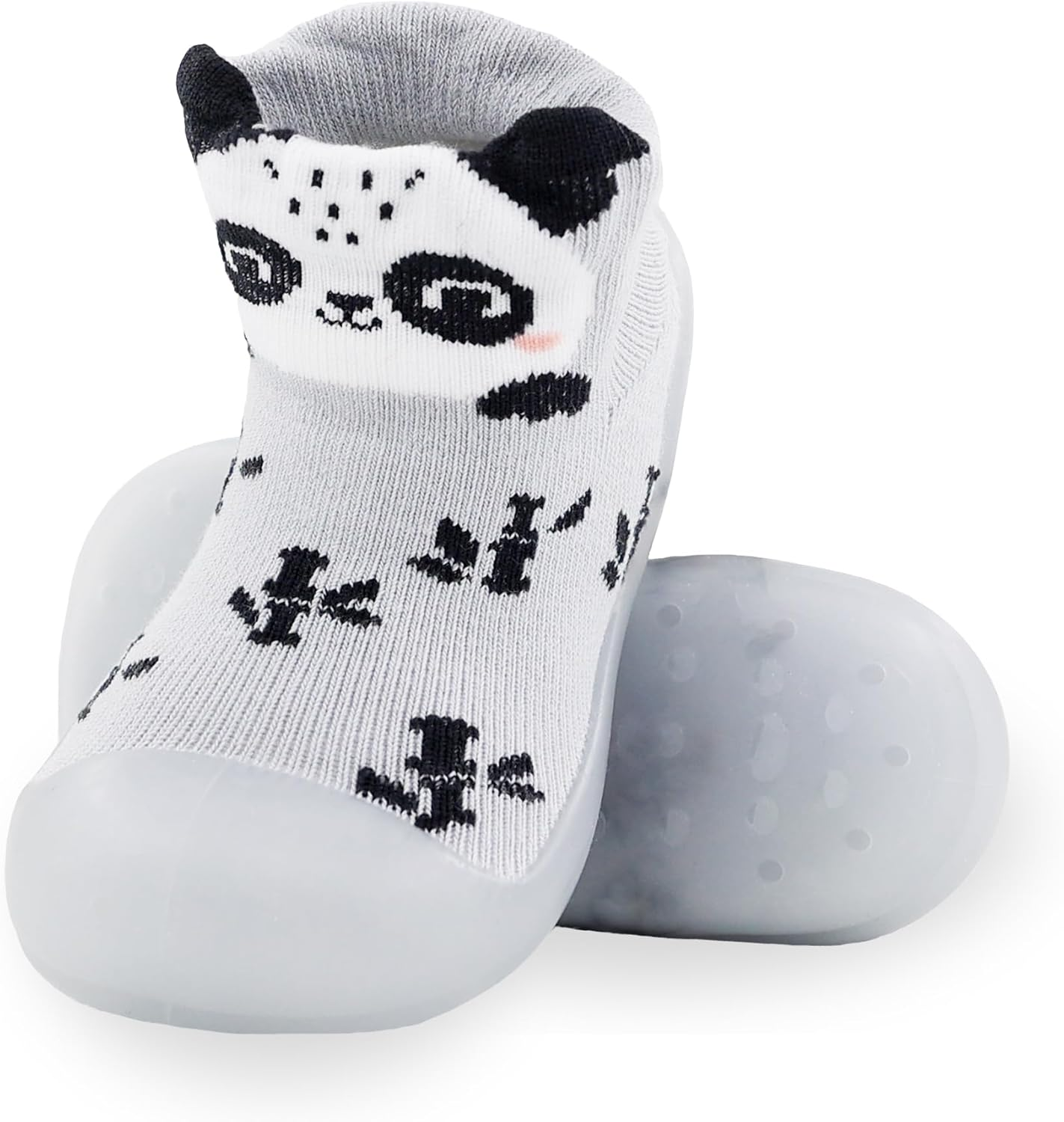 Non-Slip Baby Toddler Sock Shoes, Soft Infant Toddler First Walking Shoes Non-Skid Kids Slippers for Baby Boys Girls Lightweight Slip-On Sneakers Baby Trainers Indoor Outdoor