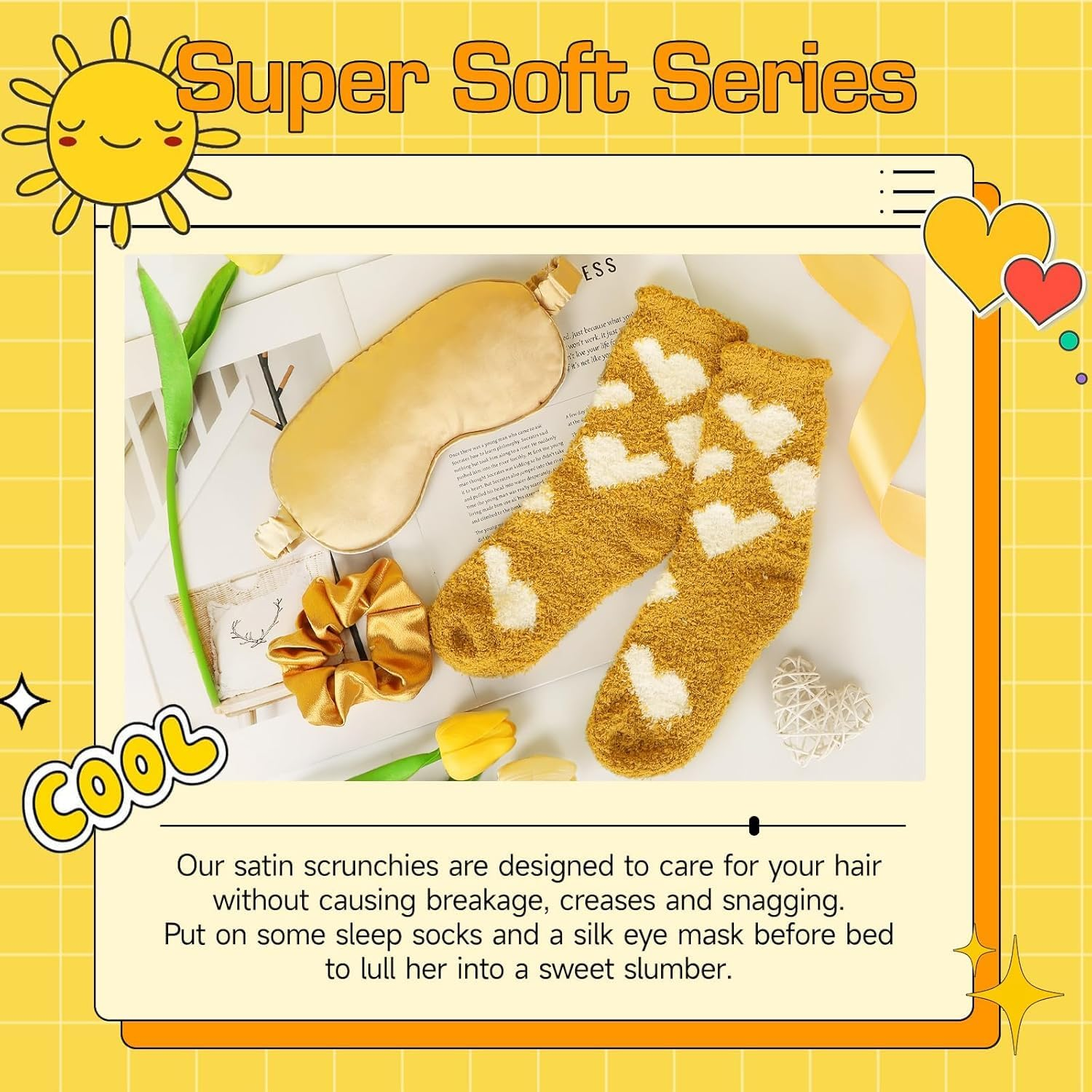 Birthday Gifts for Women &ndash; Sunshine Care Package Gift Hamper with 10 Thoughtful Items &ndash; Unique Gifts for Girl Friend, Cheer up & Self Care Box image number 4