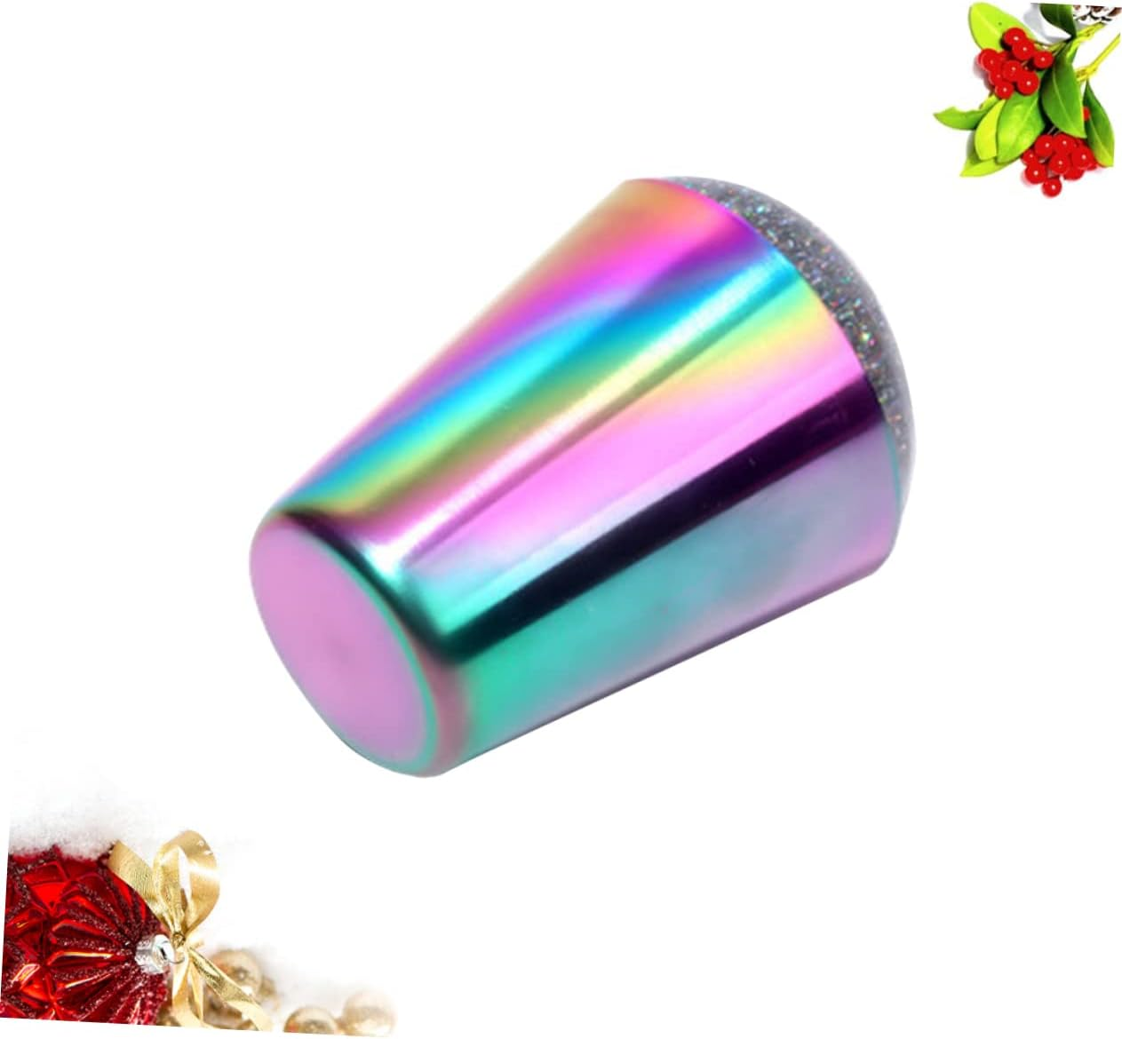 DEARMAMY Silicone Nail Art Stamper with Iridescent Handle Transparent Jelly Manicure Stamping Tool for Easy Nail Designs Durable for Long Term Use image number 3
