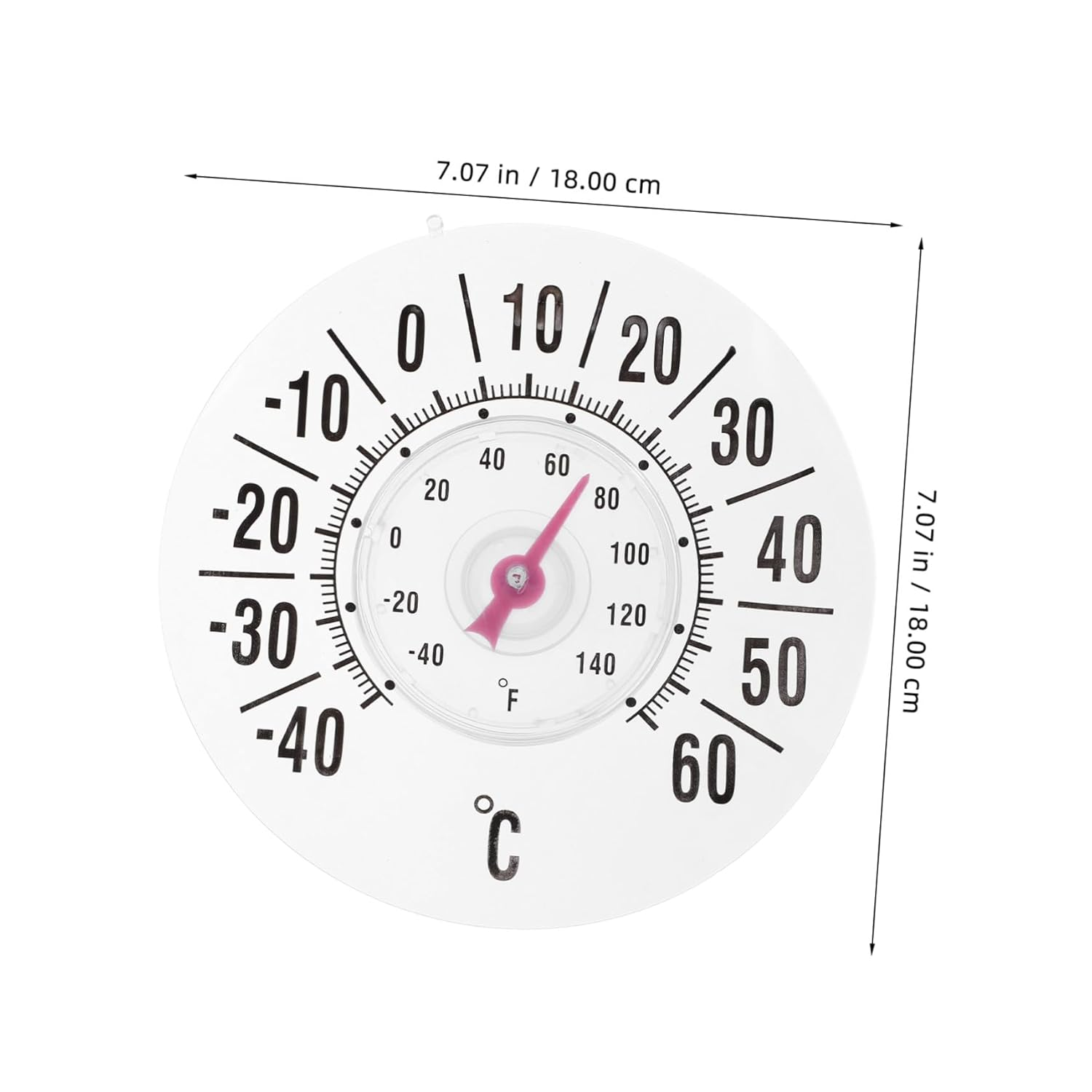 Window Thermometer Suction Cup Indoor Outdoor Room Thermometer for Nursery and Patio High Precision Accurate Temperature Gauge