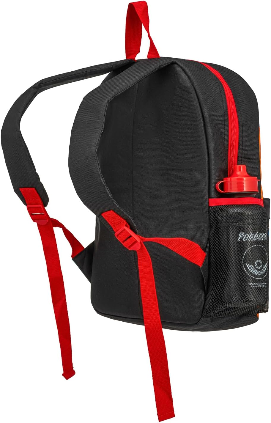 Pokemon Backpack 4 Piece School Set |Includes Lunch Box, Water Bottle, and Pencil Case | Adjustable Padded Shoulder Strap |Mesh Side Pocket | Back to School Bag Set image number 4