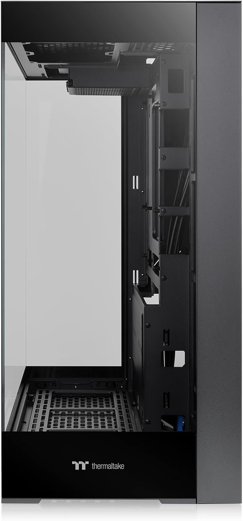 Thermaltake CTE E550 Tempered Glass Dual Chamber Mid Tower Case Black Edition (Supports Hidden Connector M/B), CA-1Z8-00M1WN-00 image number 2