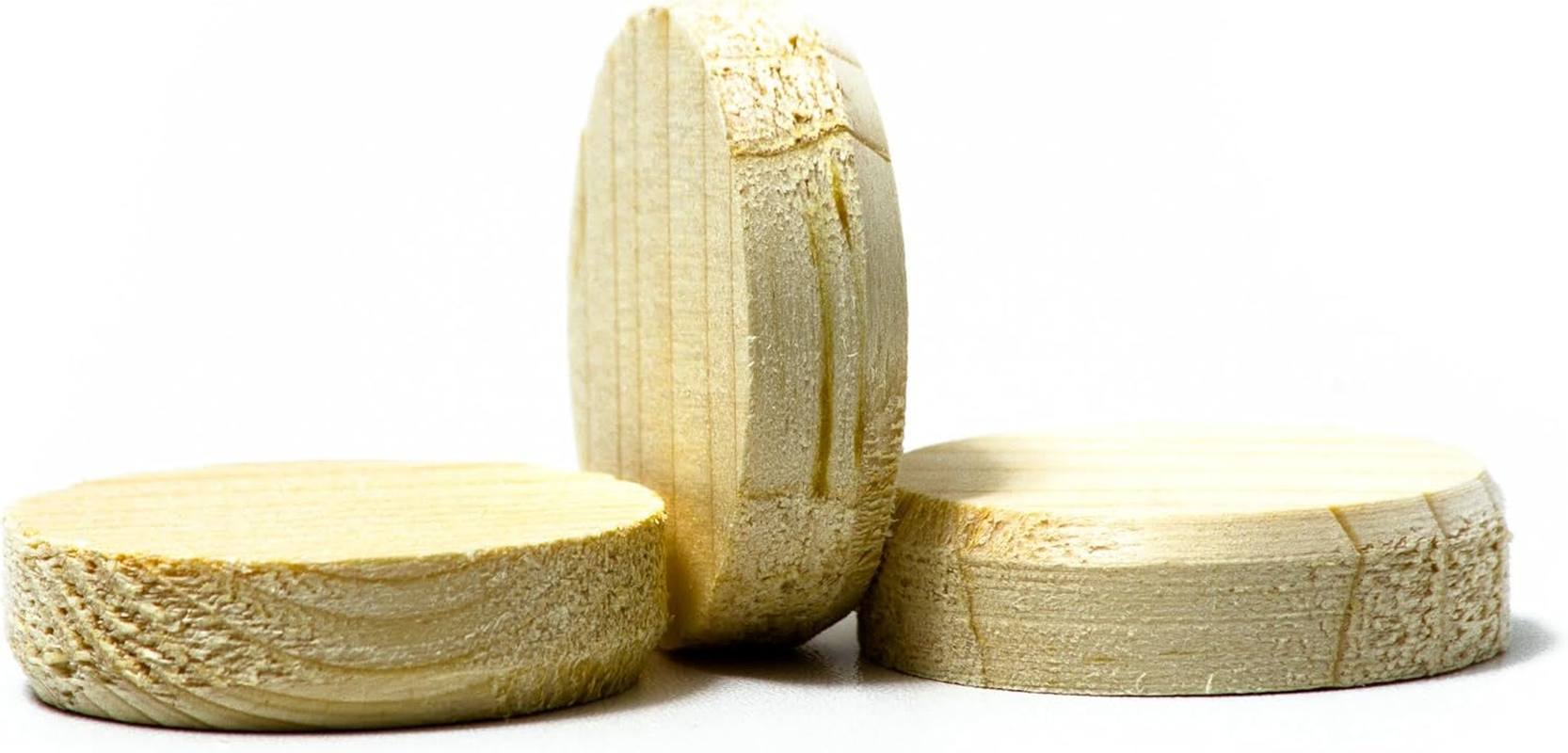 Tolux Wooden Plugs 25 Mm, Wood Screw Cover, Wooden Caps for Sealing Knot, Drill Holes and Wood Defects. Size 25 X 9 Mm, 25 Pcs image number 3